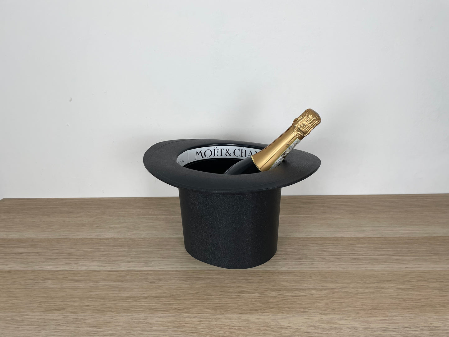 Glacette Secchiello Ghiaccio Moët & Chandon Francia Vintage Cilindro Nero Raro