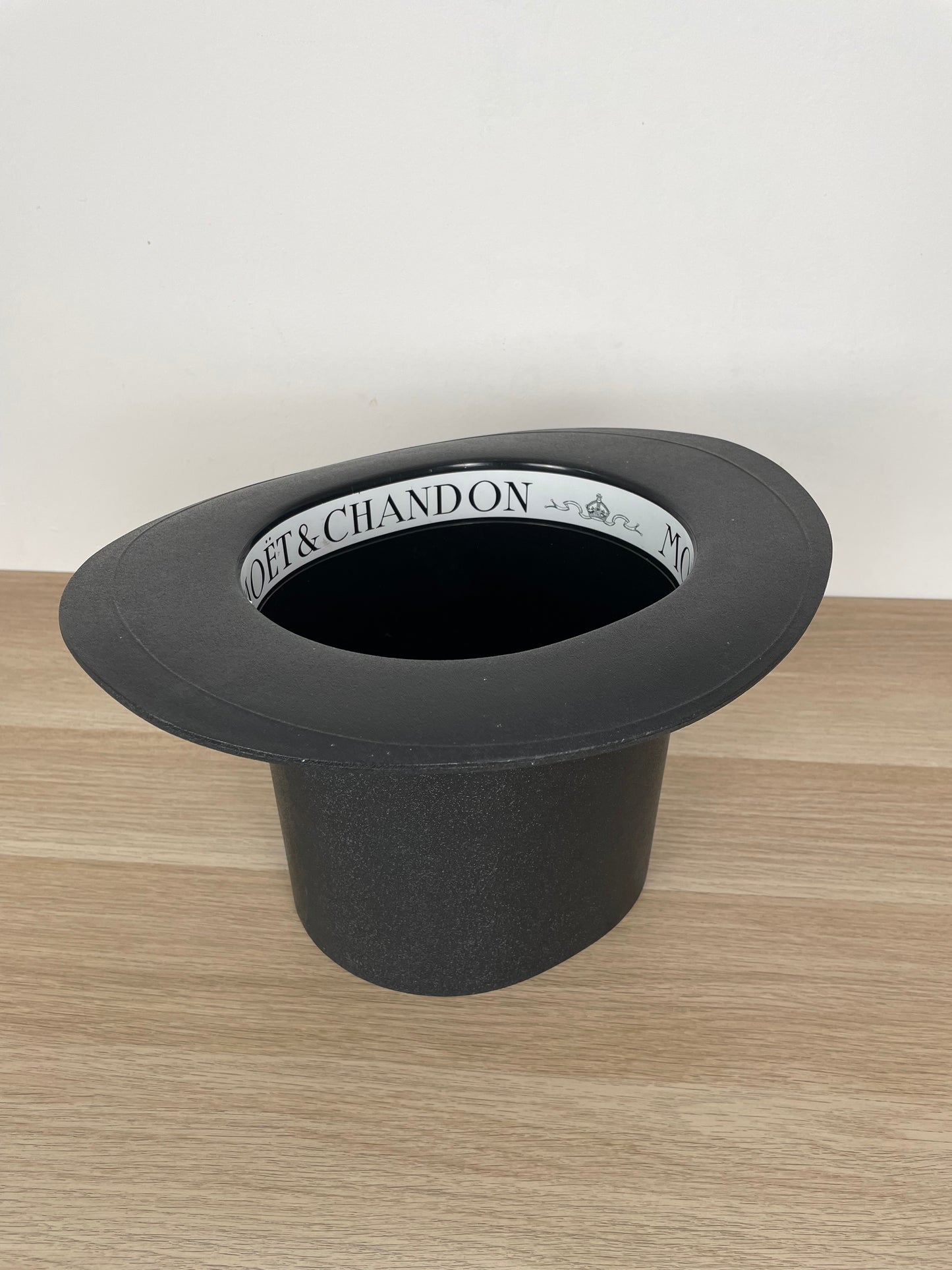 Glacette Secchiello Ghiaccio Moët & Chandon Francia Vintage Cilindro Nero Raro