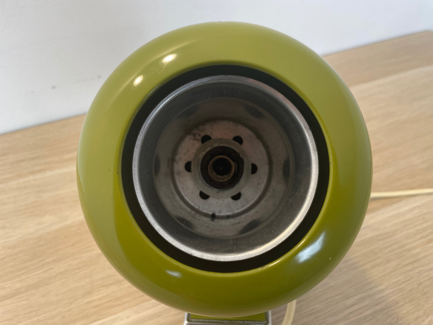 Lampada Abat-Jour Space Age Vintage Epoca Anni 60 Verde Applique O Da Tavolo