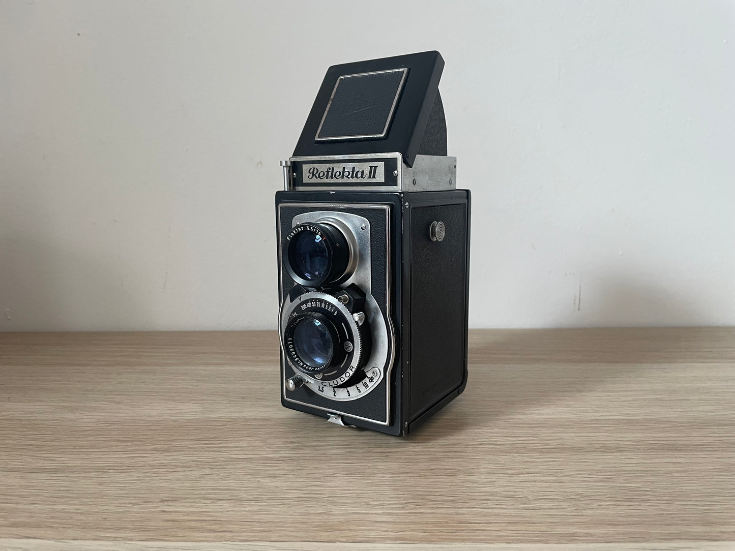 Fotocamera Biottica Reflekta II Vintage Germania Est Epoca Anni 50 6x6 TLR