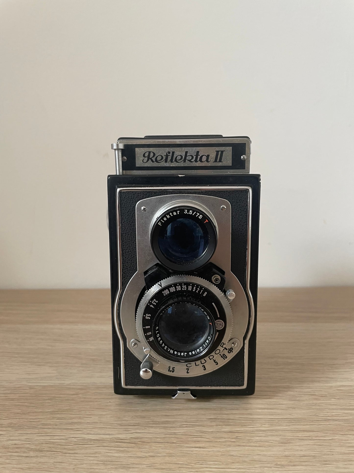Fotocamera Biottica Reflekta II Vintage Germania Est Epoca Anni 50 6x6 TLR