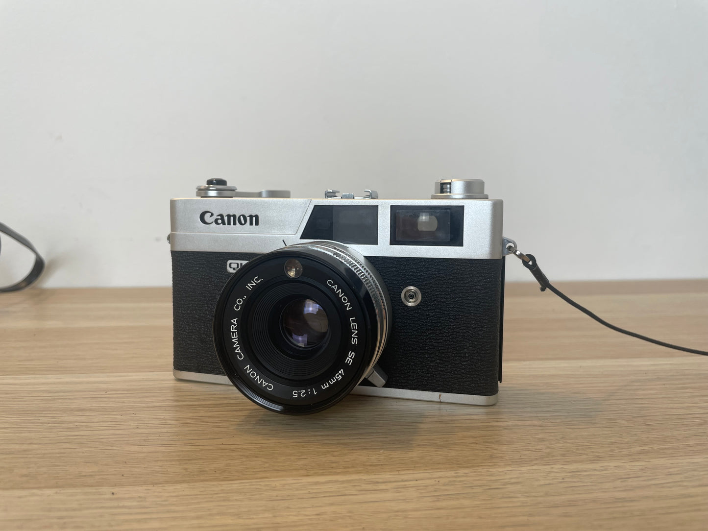 Fotocamera Analogica Canon Canonet QL25 Telemetro 35mm Obiettivo Vintage Nera