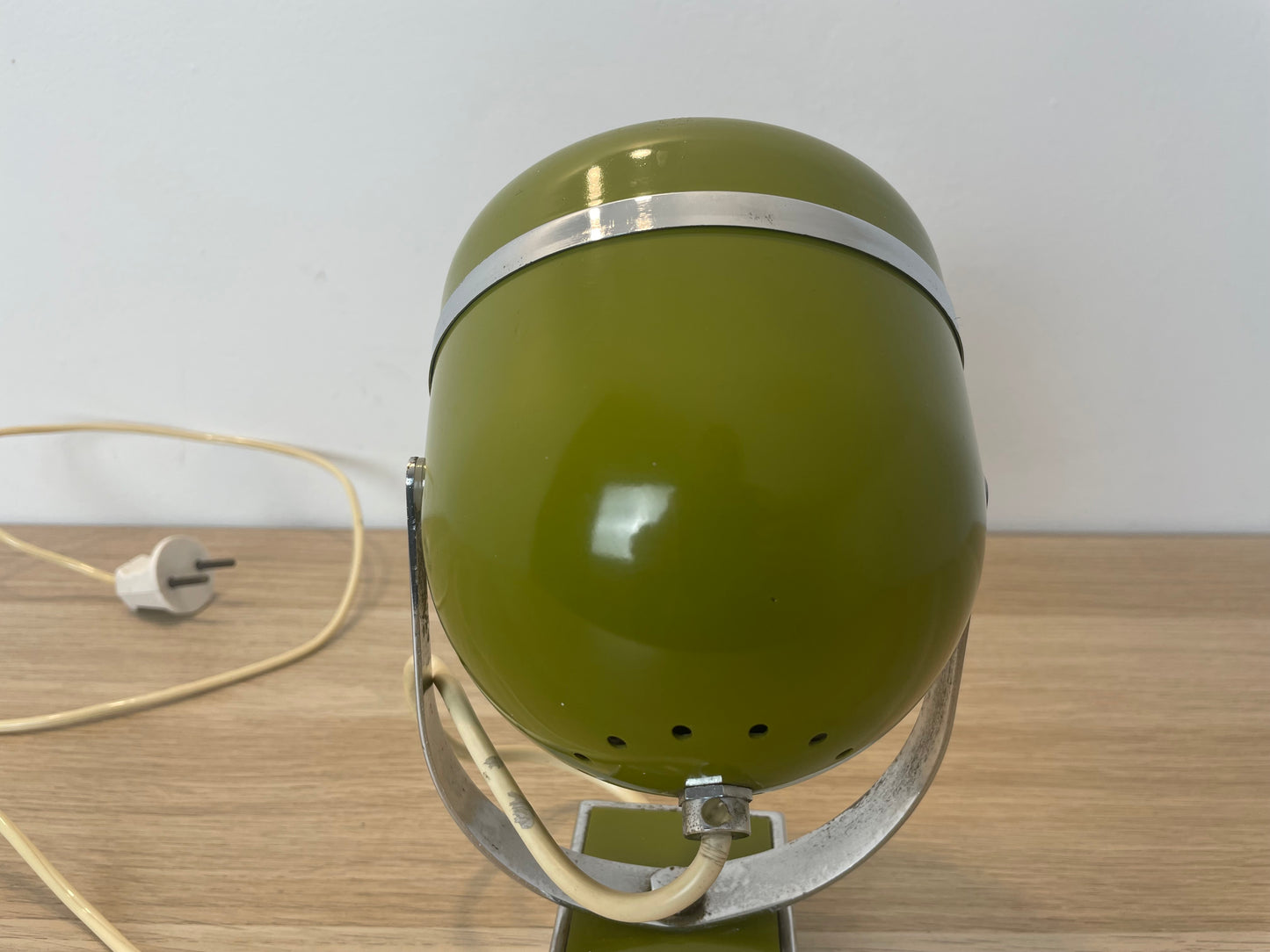Lampada Abat-Jour Space Age Vintage Epoca Anni 60 Verde Applique O Da Tavolo