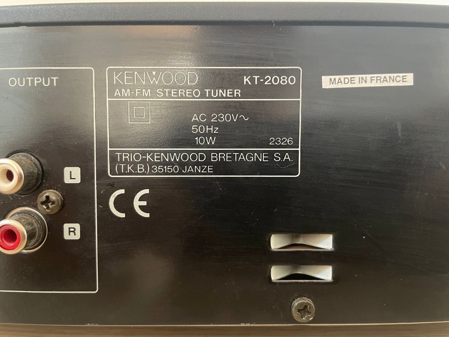Amplificatore E Tuner Kenwood KA-1060 KT-2080 Stereo Hifi Vintage Nero Anni 90