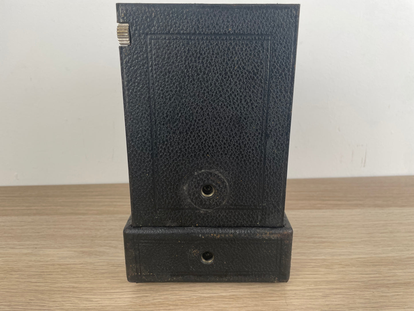 Antica Fotocamera A Soffietto Obiettivo Compur Macchina Fotografica Epoca Nero