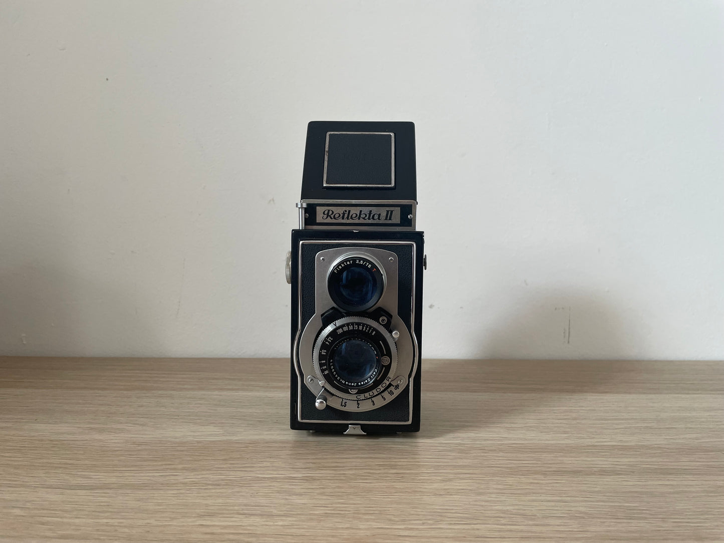 Fotocamera Biottica Reflekta II Vintage Germania Est Epoca Anni 50 6x6 TLR