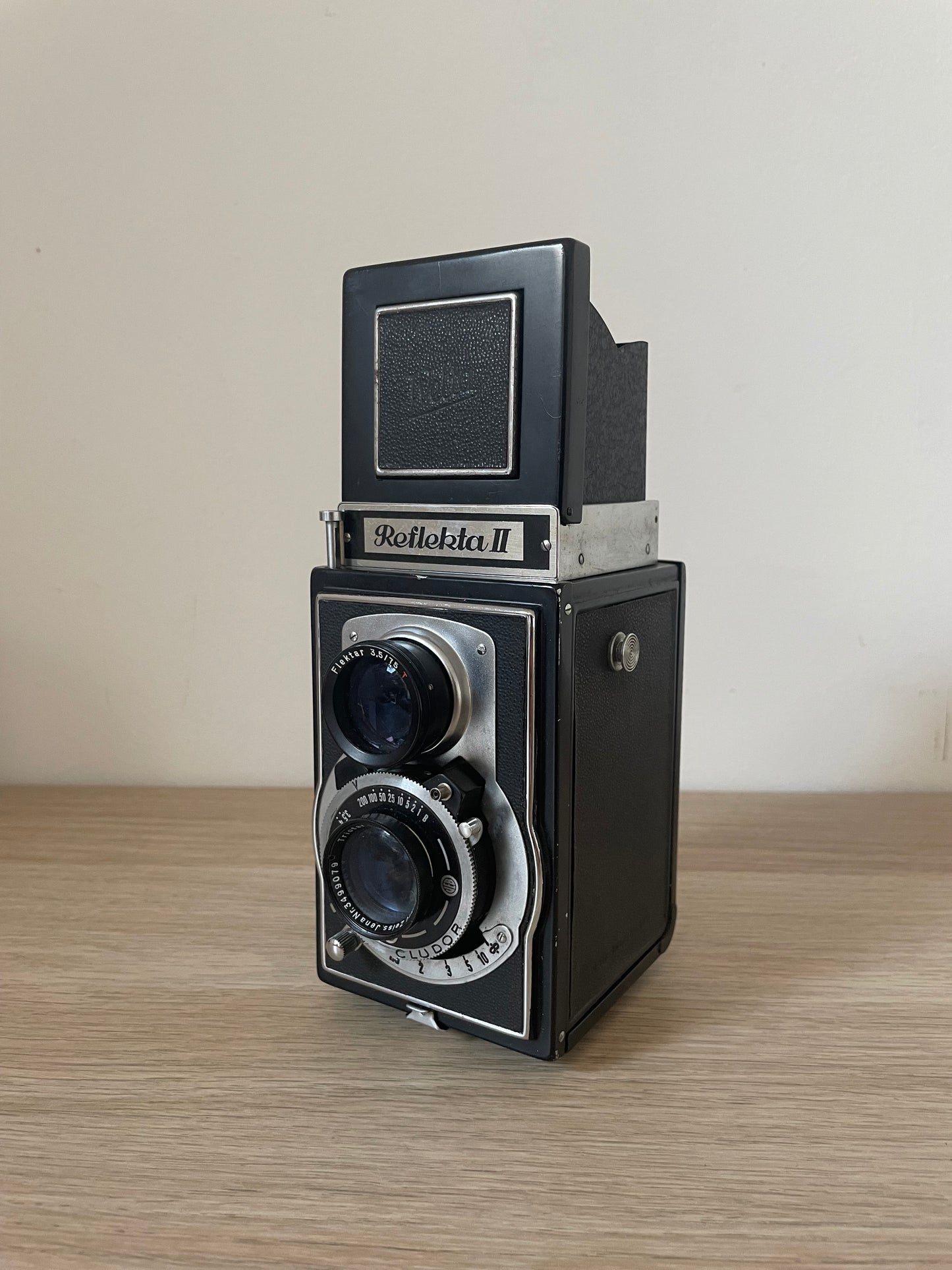 Fotocamera Biottica Reflekta II Vintage Germania Est Epoca Anni 50 6x6 TLR
