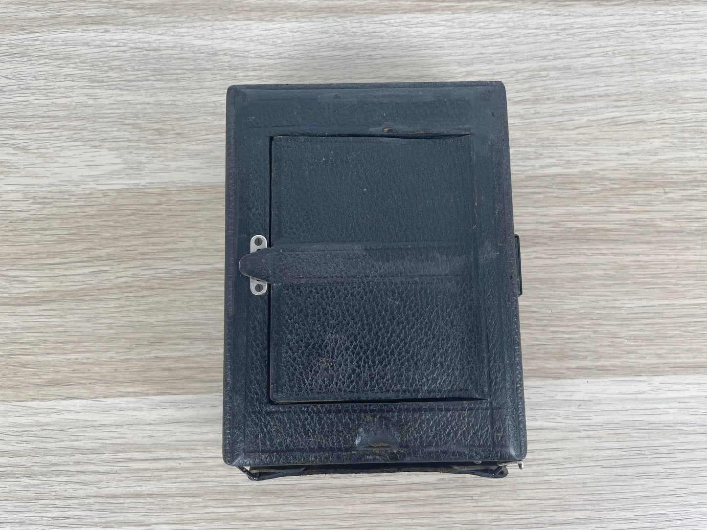 Antica Fotocamera A Soffietto Obiettivo Compur Macchina Fotografica Epoca Nero