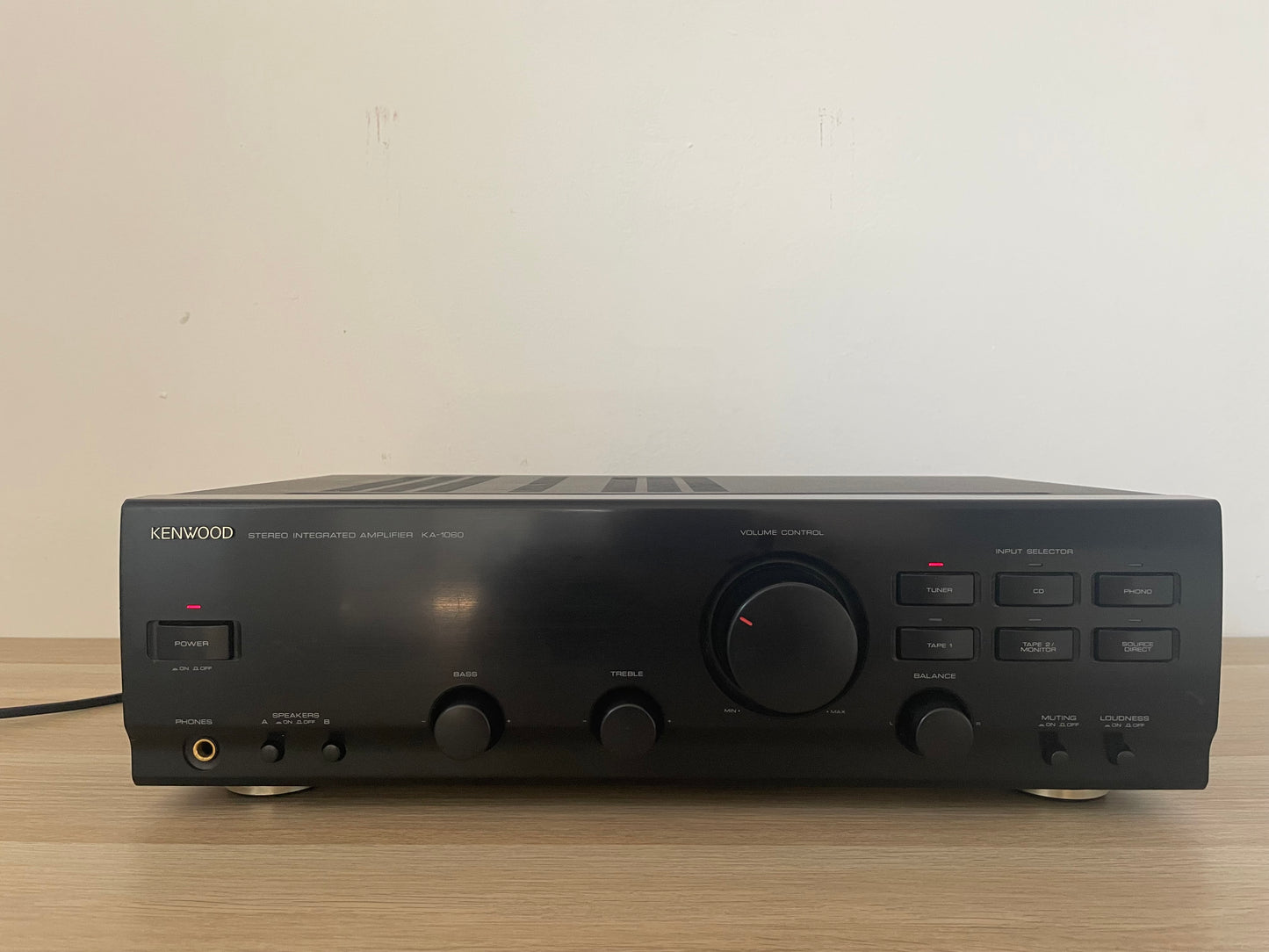 Amplificatore E Tuner Kenwood KA-1060 KT-2080 Stereo Hifi Vintage Nero Anni 90