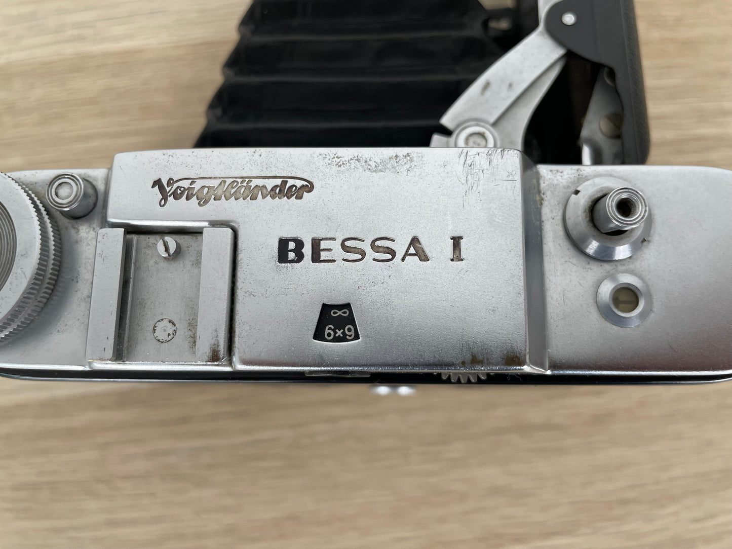 Fotocamera A Soffietto Voigtländer Bessa I 6x9 Epoca Anni 50 Obiettivo Prontor