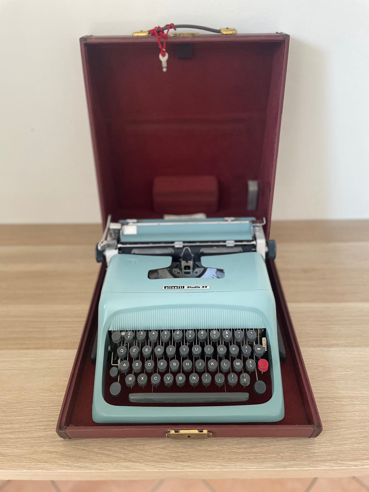 Macchina Da Scrivere Olivetti Studio 44 Vintage Epoca Nizzoli Anni 50 Custodia