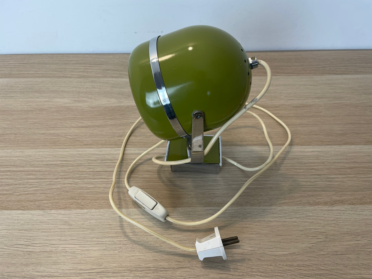 Lampada Abat-Jour Space Age Vintage Epoca Anni 60 Verde Applique O Da Tavolo