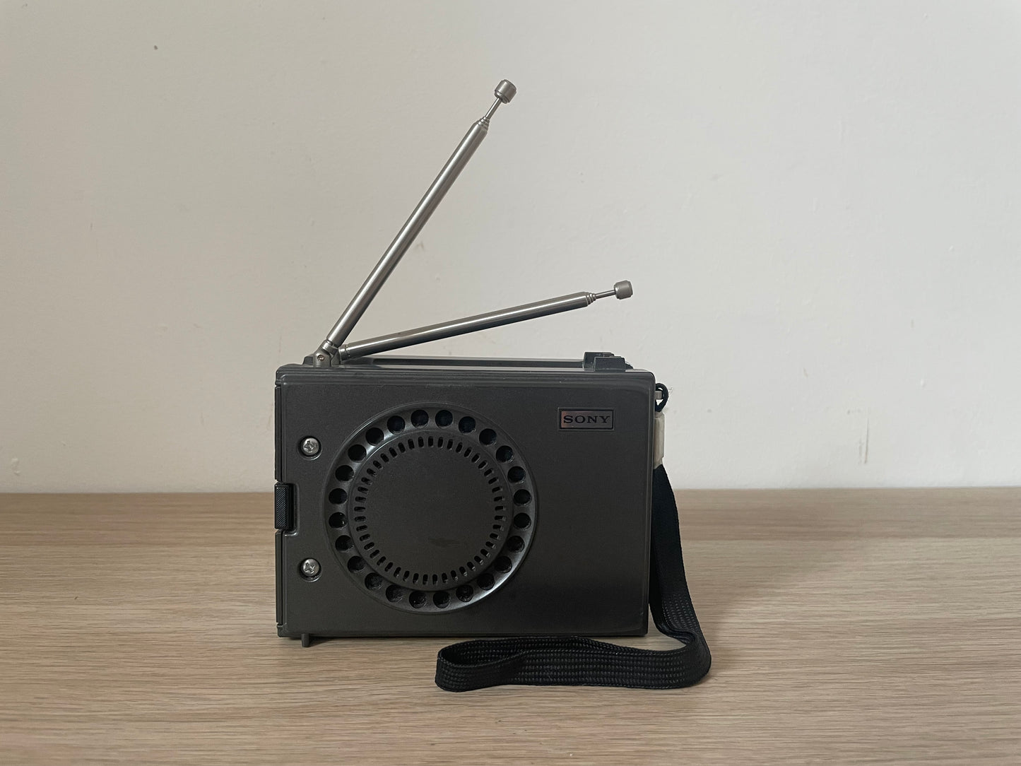 Radio Portatile Sony ICF 7800 Am Fm Vintage Anni 70 Made In Japan Nero Antenna