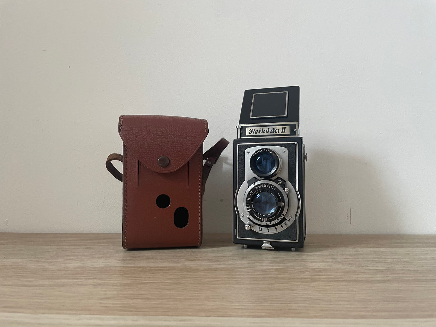 Fotocamera Biottica Reflekta II Vintage Germania Est Epoca Anni 50 6x6 TLR