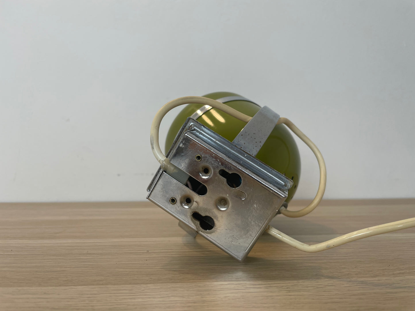 Lampada Abat-Jour Space Age Vintage Epoca Anni 60 Verde Applique O Da Tavolo