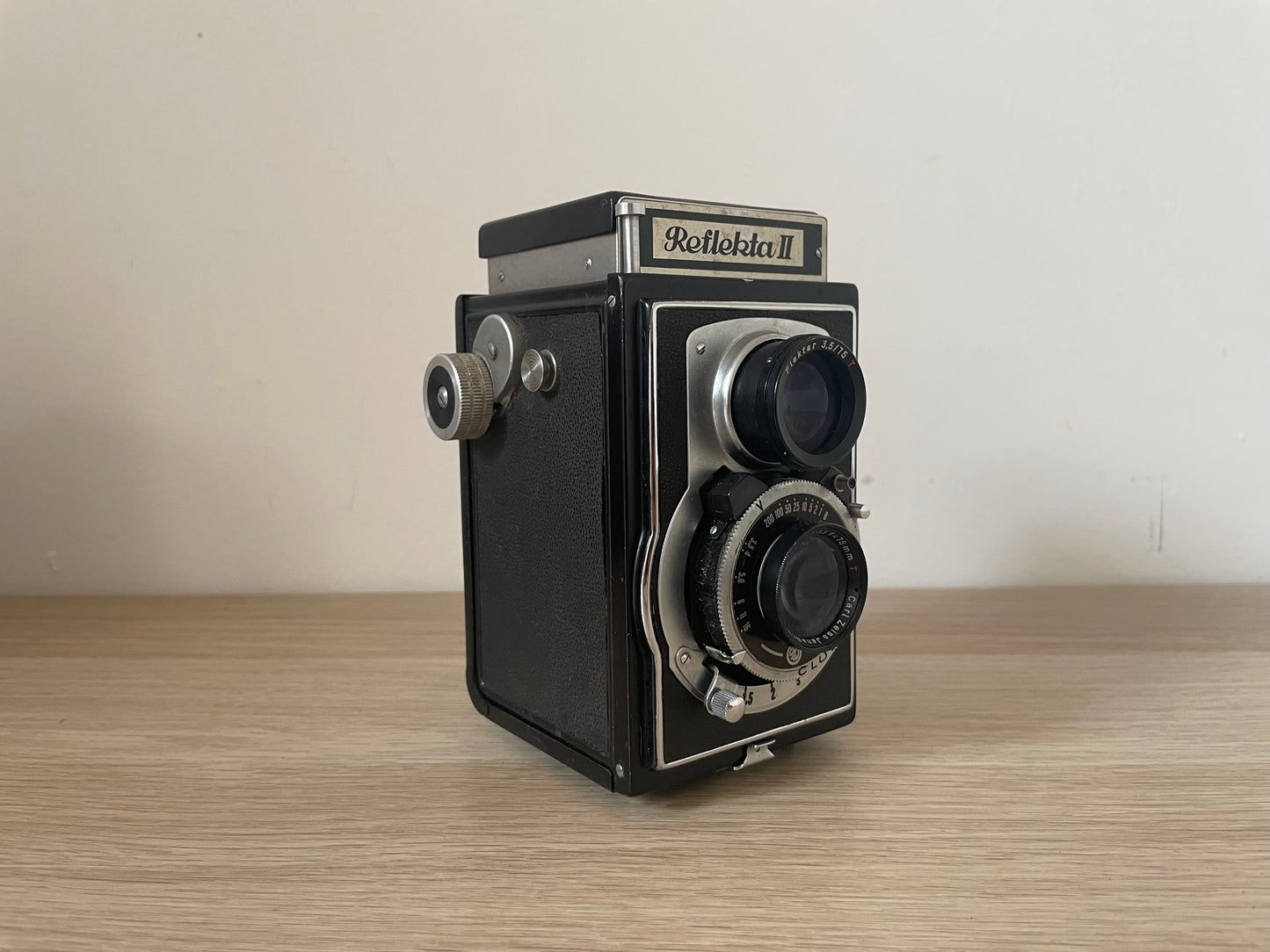 Fotocamera Biottica Reflekta II Vintage Germania Est Epoca Anni 50 6x6 TLR