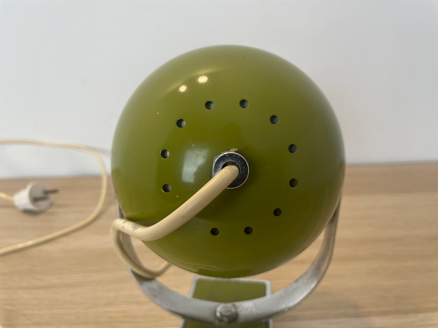 Lampada Abat-Jour Space Age Vintage Epoca Anni 60 Verde Applique O Da Tavolo
