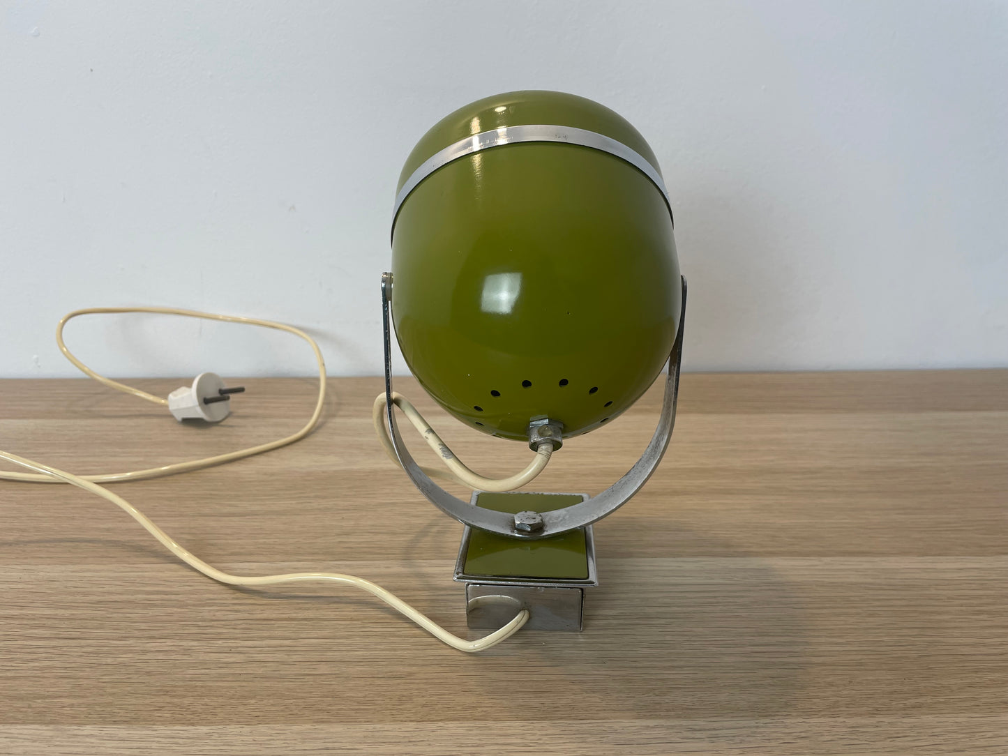 Lampada Abat-Jour Space Age Vintage Epoca Anni 60 Verde Applique O Da Tavolo