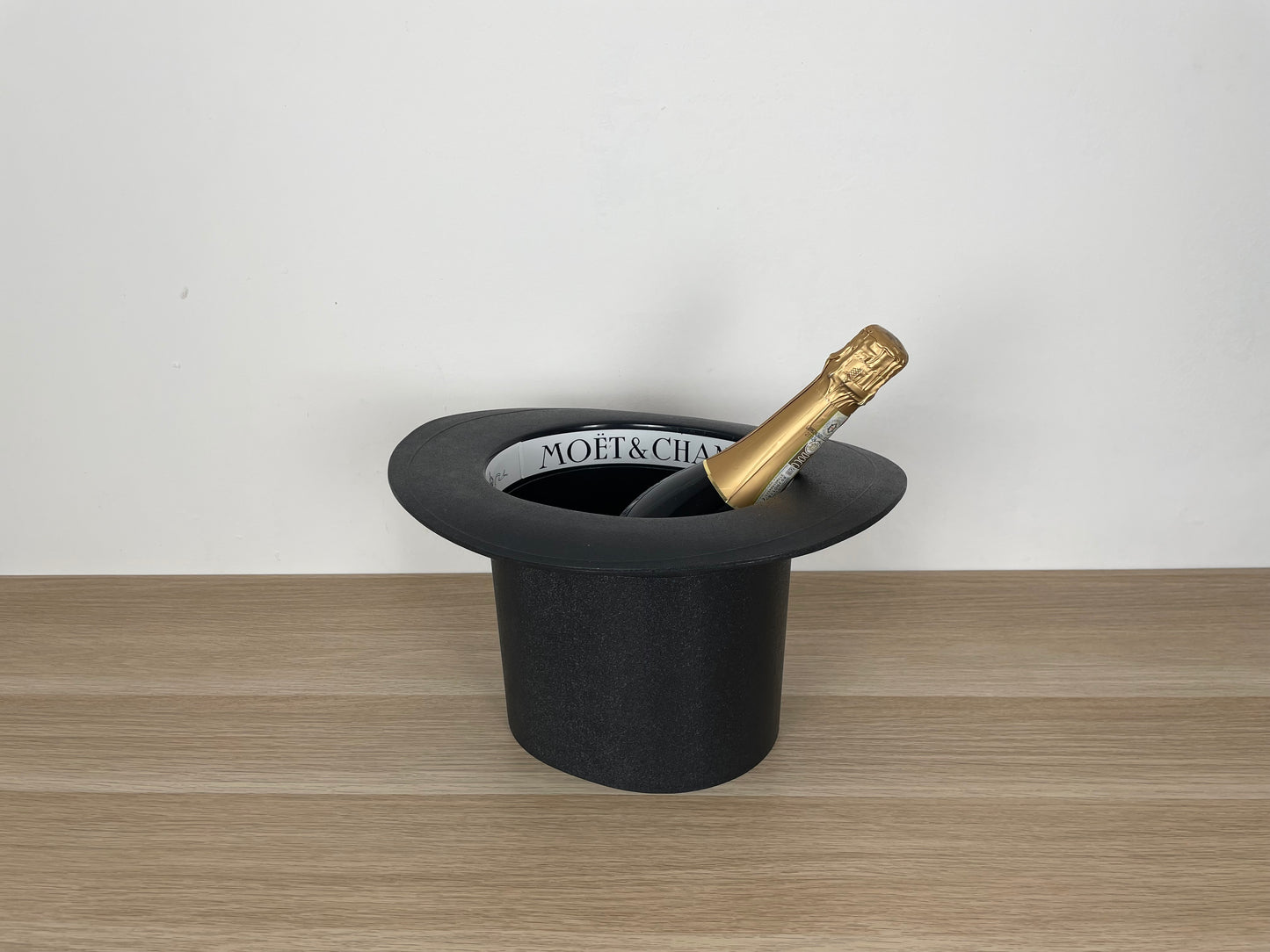 Glacette Secchiello Ghiaccio Moët & Chandon Francia Vintage Cilindro Nero Raro