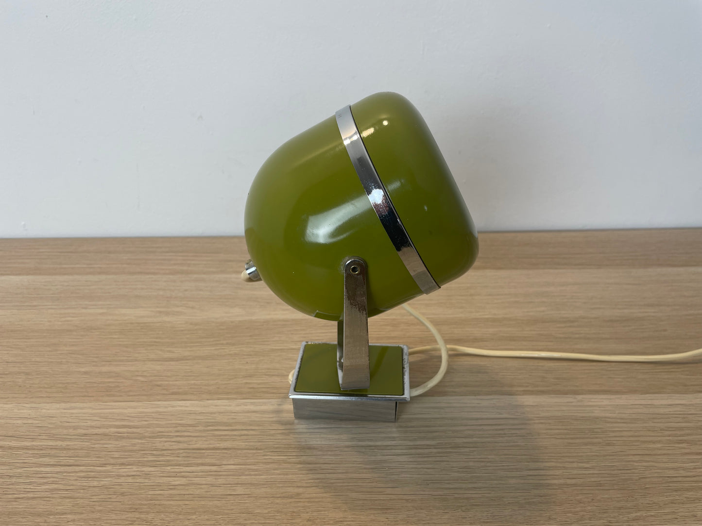 Lampada Abat-Jour Space Age Vintage Epoca Anni 60 Verde Applique O Da Tavolo