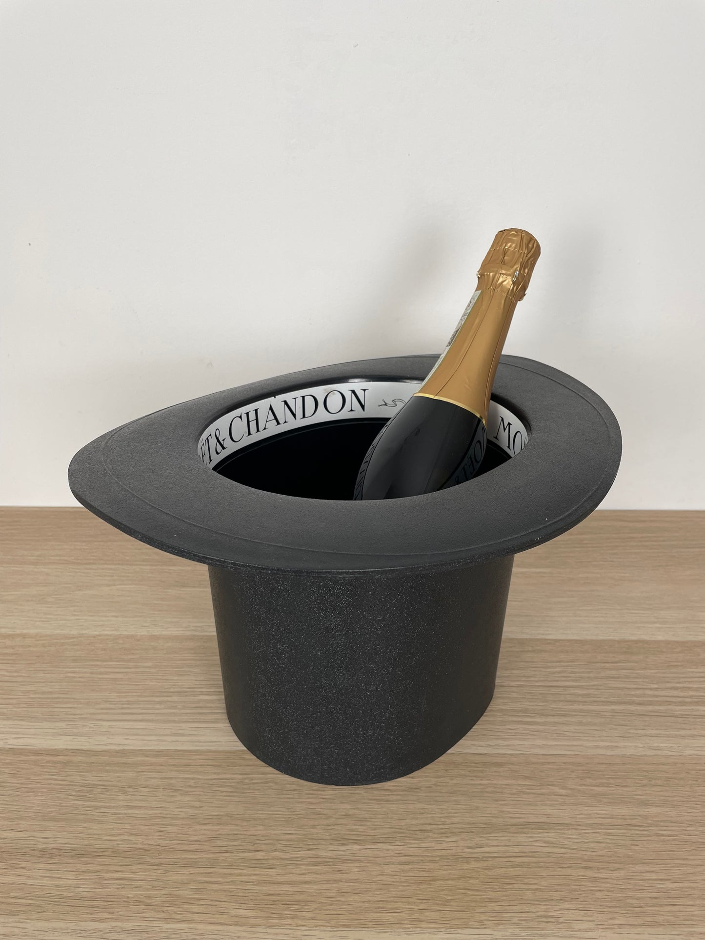Glacette Secchiello Ghiaccio Moët & Chandon Francia Vintage Cilindro Nero Raro
