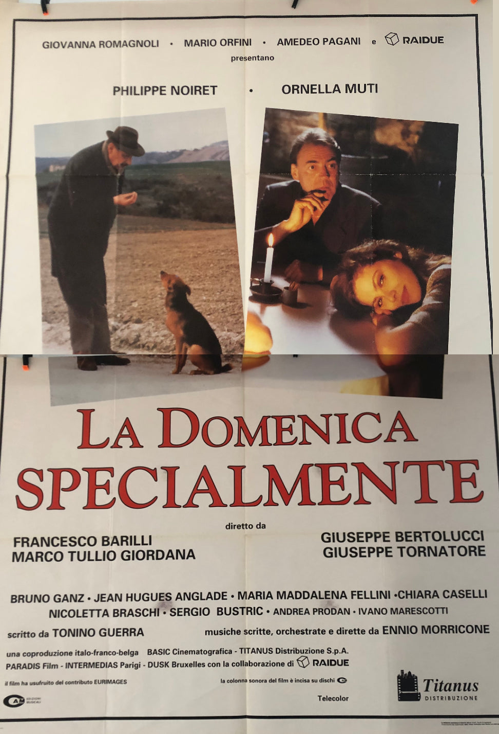 Manifesti Da Cinema Originali Film "La Domenica Specialmente", misure totali 280x200