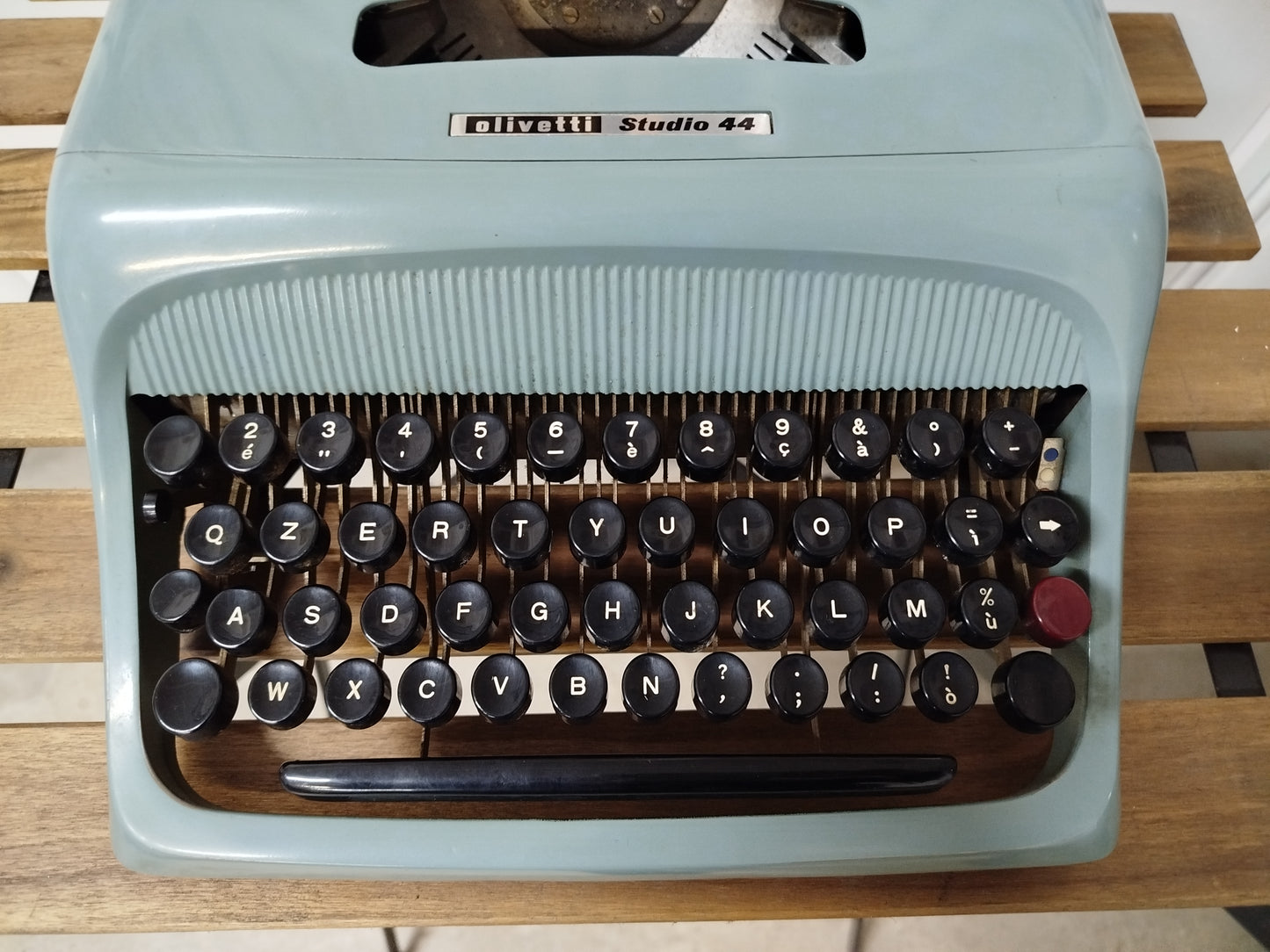 Macchina Da Scrivere Olivetti Studio 44 Vintage Epoca Con Custodia Funzionante