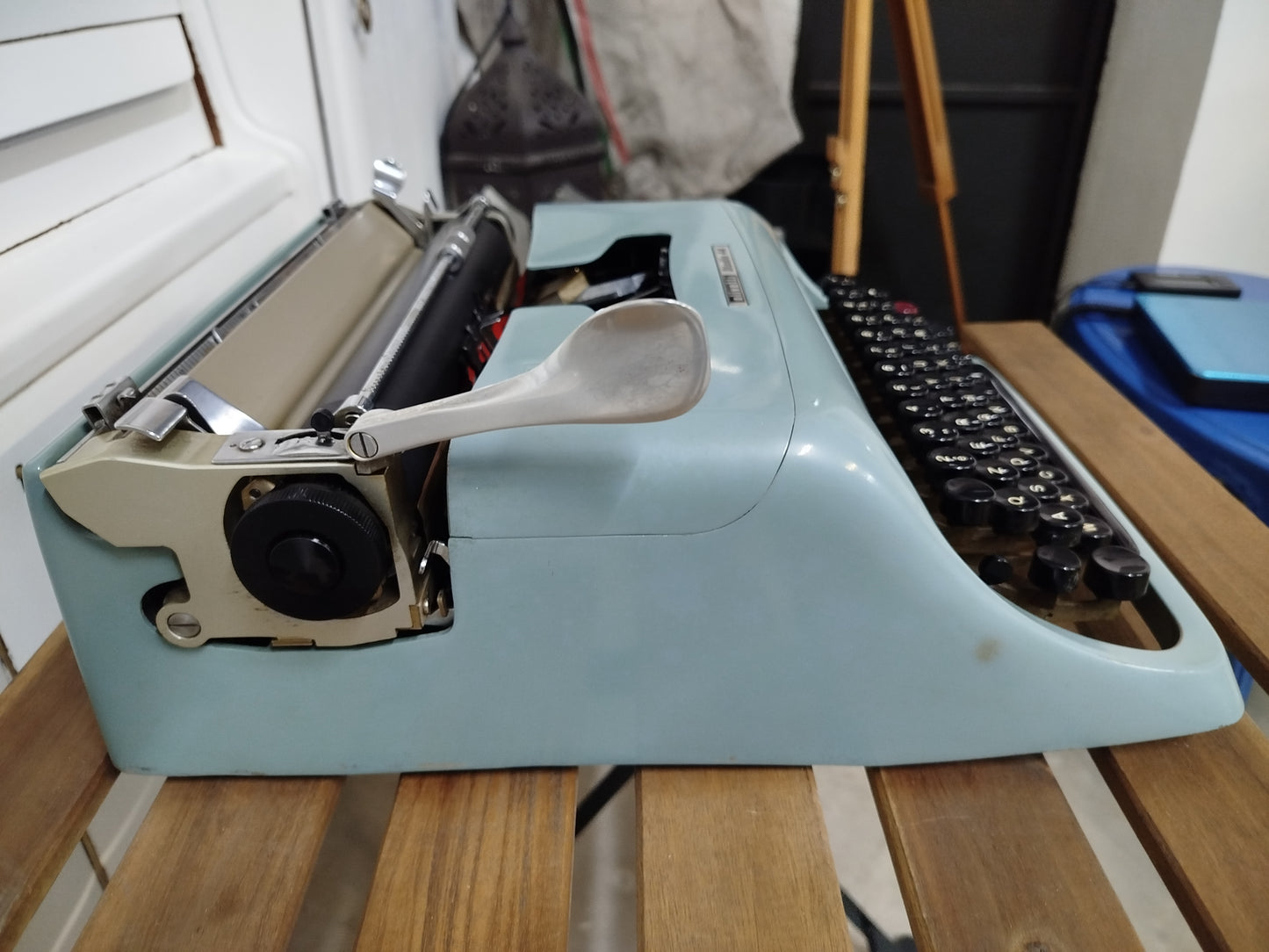 Macchina Da Scrivere Olivetti Studio 44 Vintage Epoca Con Custodia Funzionante