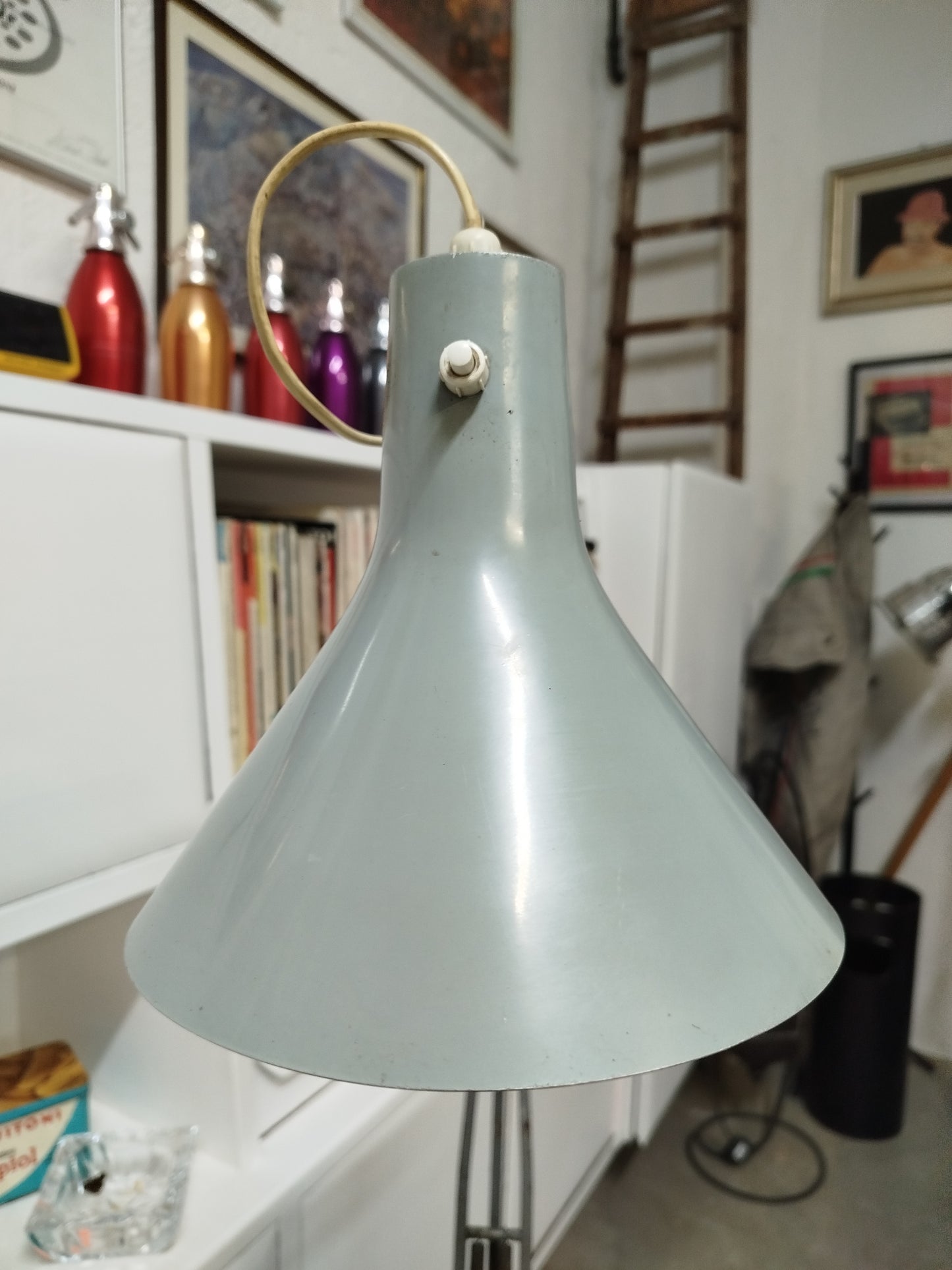 Lampada Snodabile Vintage Luxo L-1 Denmark Industriale Design Jacobsen Con Morsetto