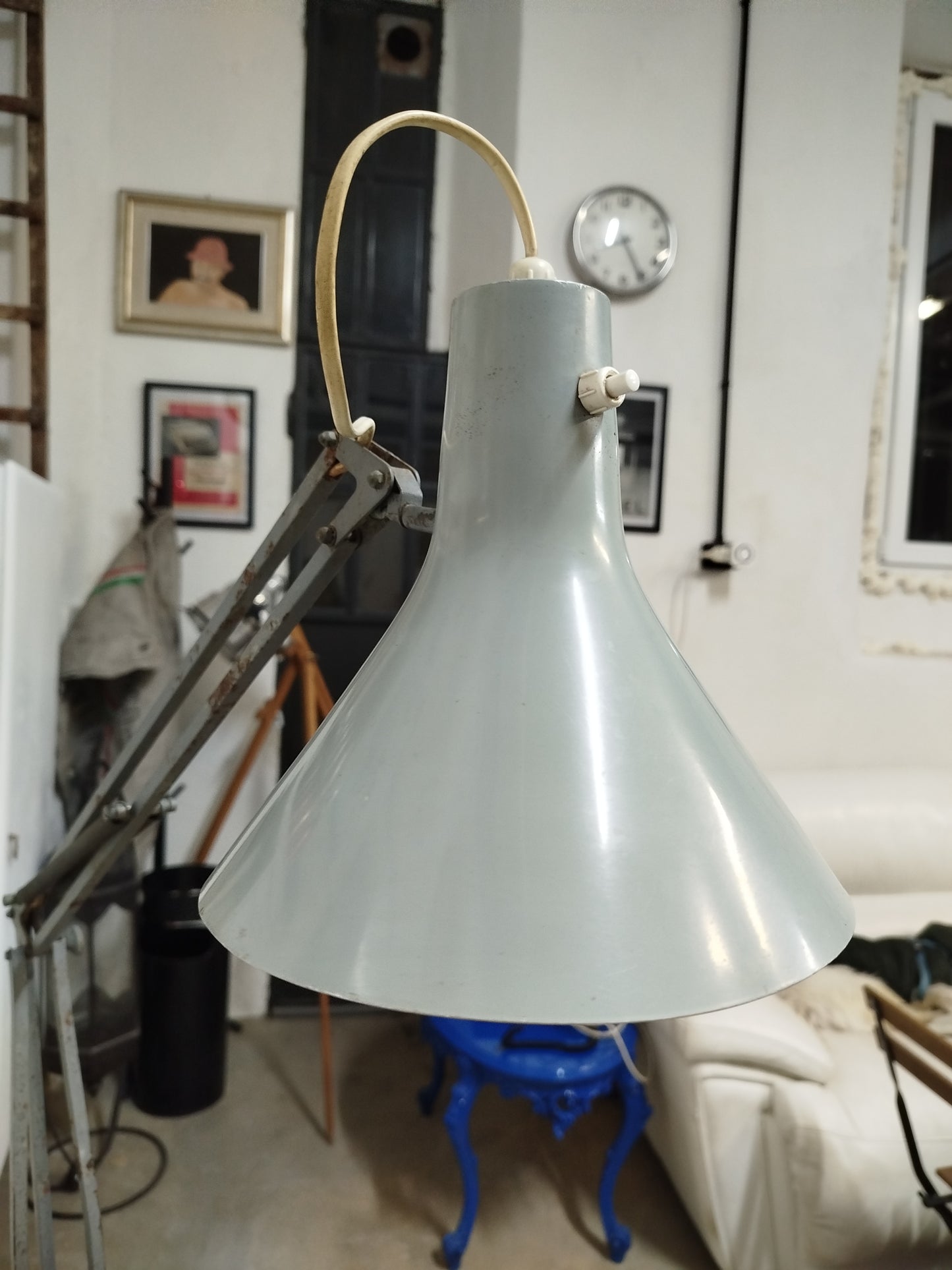 Lampada Snodabile Vintage Luxo L-1 Denmark Industriale Design Jacobsen Con Morsetto