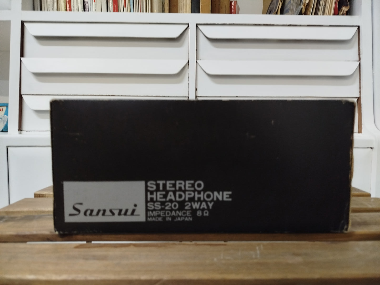 Cuffie Sansui SS20 Vintage Epoca Anni 70 Con Scatola Originale Istruzioni White