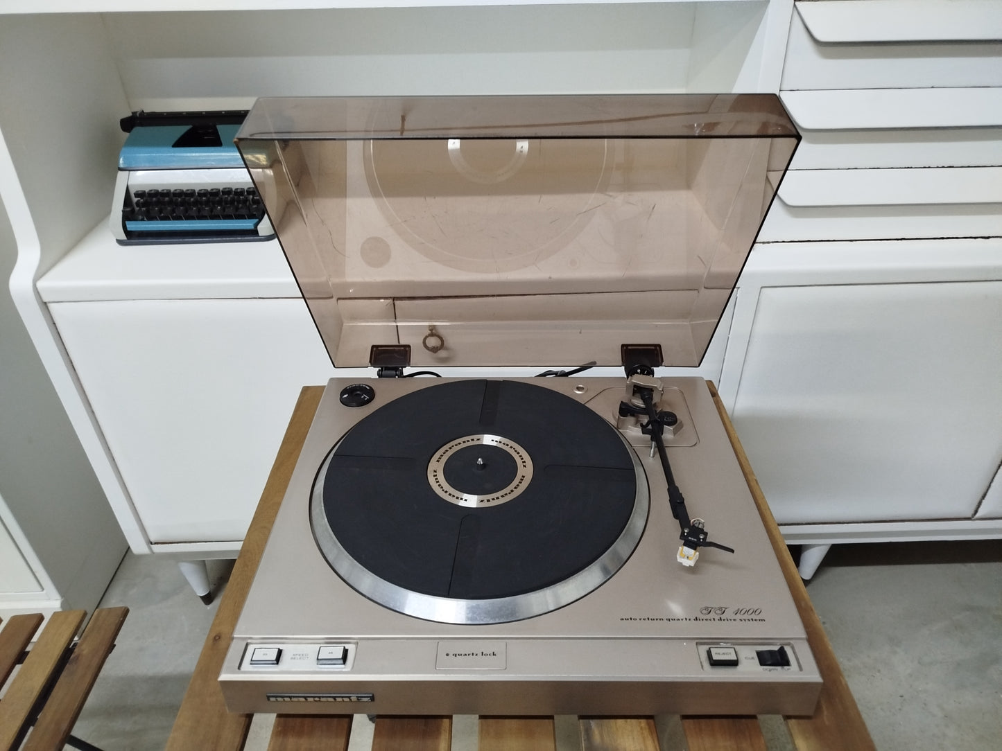 Giradischi Piatto Marantz TT 4000 Vinili Vintage Epoca Anni 70 Parti Di Ricambio