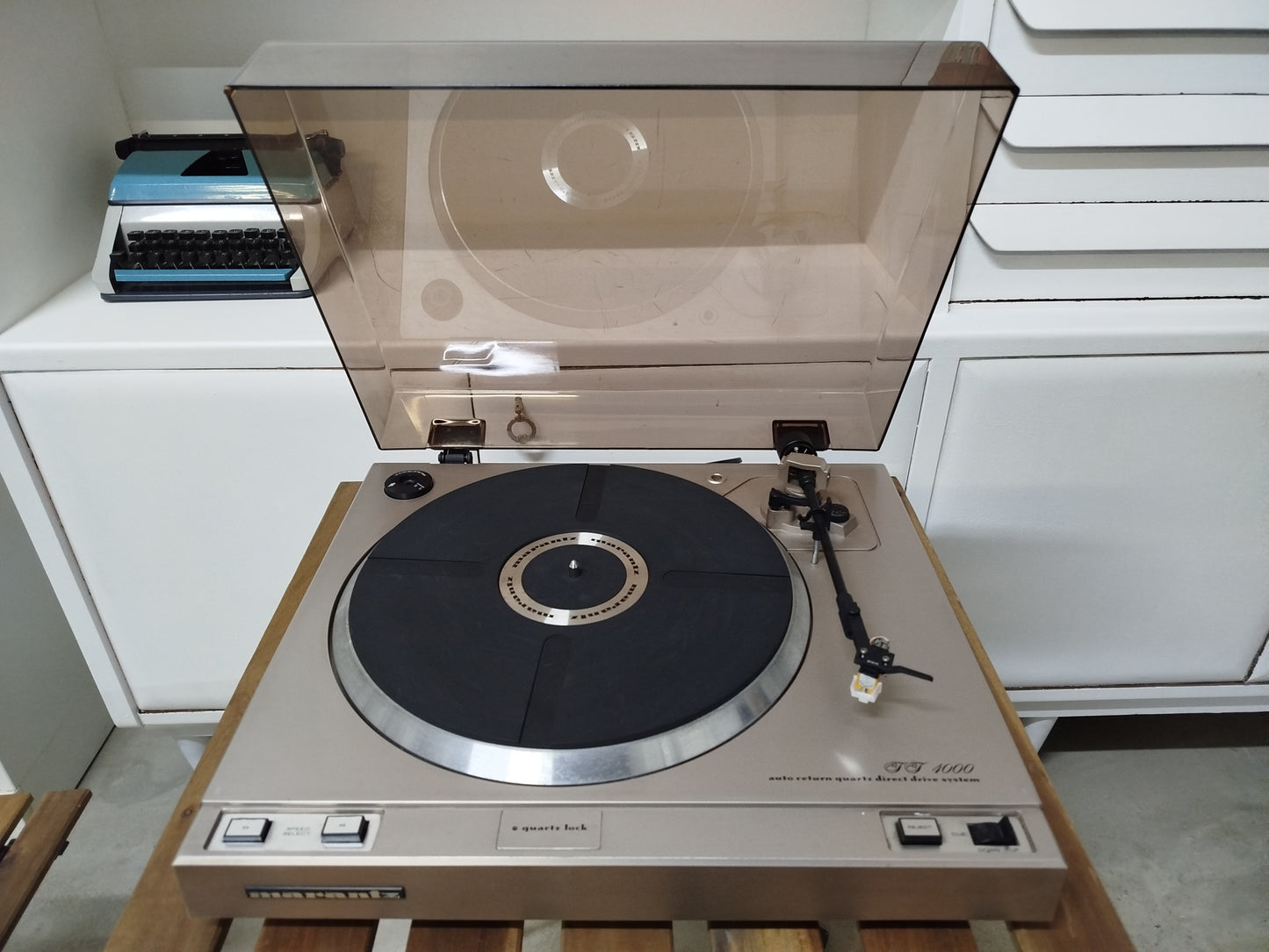 Giradischi Piatto Marantz TT 4000 Vinili Vintage Epoca Anni 70 Parti Di Ricambio