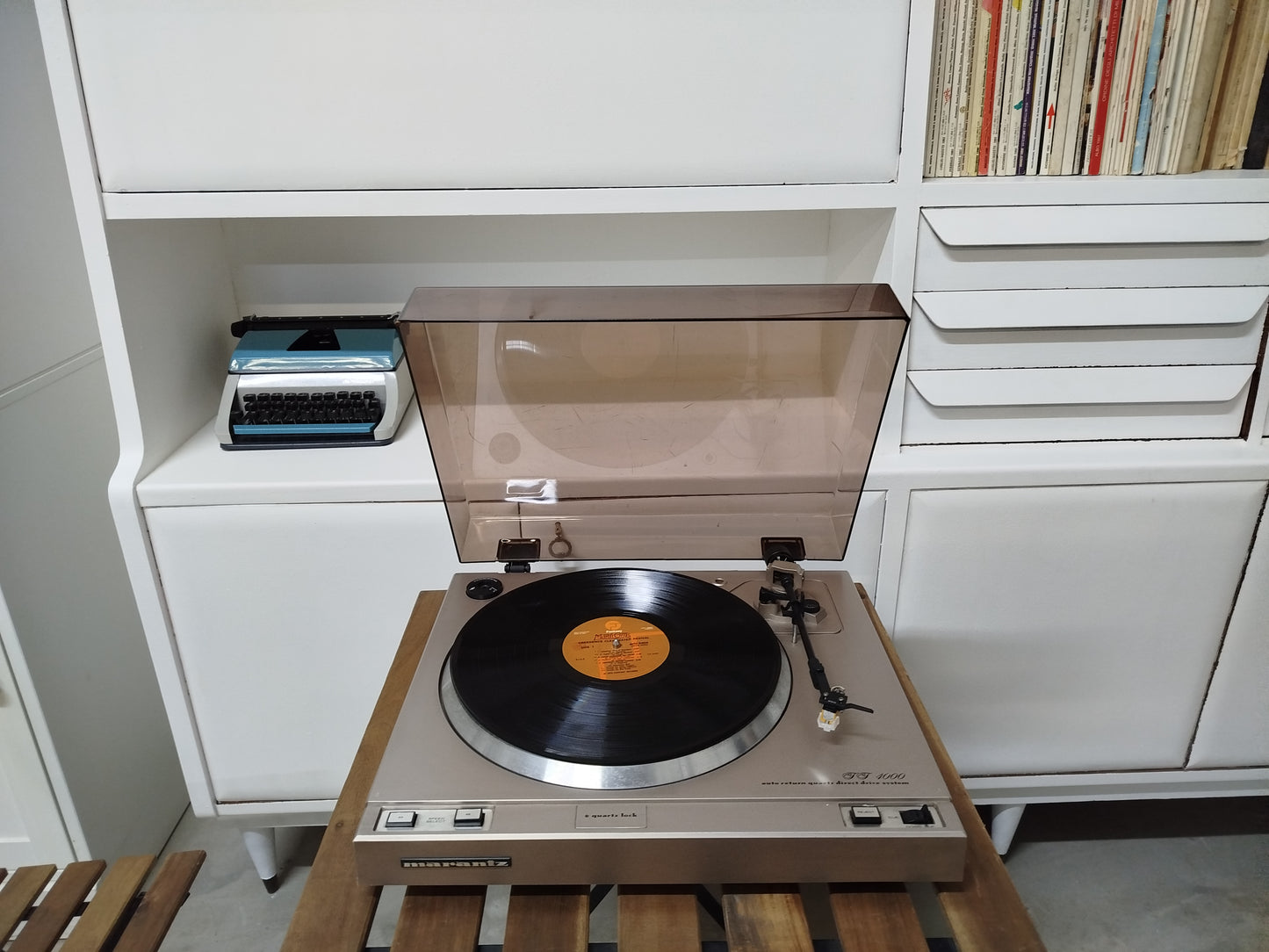 Giradischi Piatto Marantz TT 4000 Vinili Vintage Epoca Anni 70 Parti Di Ricambio