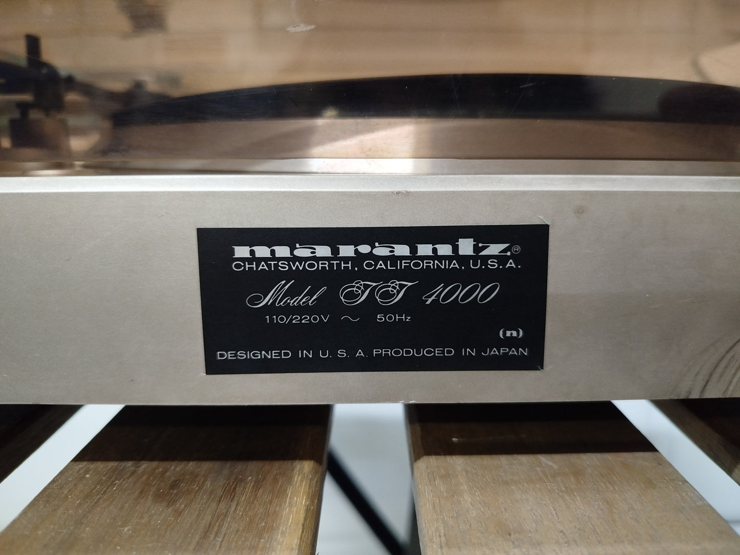 Giradischi Piatto Marantz TT 4000 Vinili Vintage Epoca Anni 70 Parti Di Ricambio