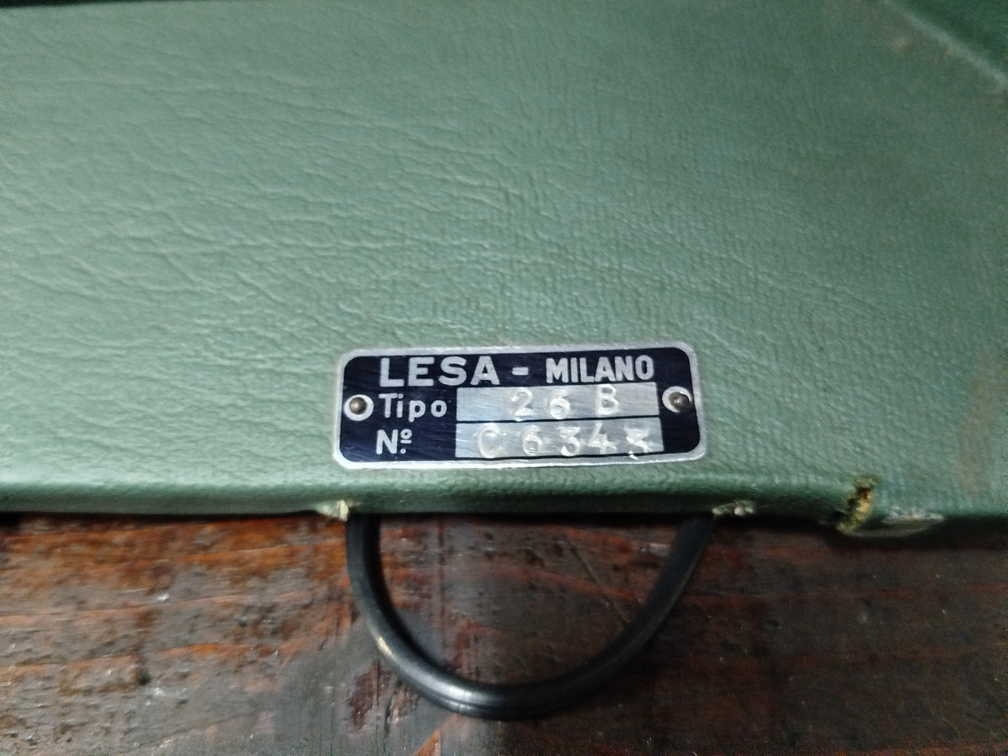 Fonovaligia Giradischi Lesa Vintage Antica Epoca Anni 60 Colore Verde Funzionante