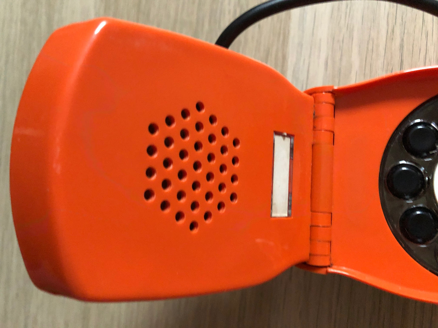 Telefono Grillo Vintage Epoca Anni 60 Design Zanuso Sapper Arancione Siemens Auso