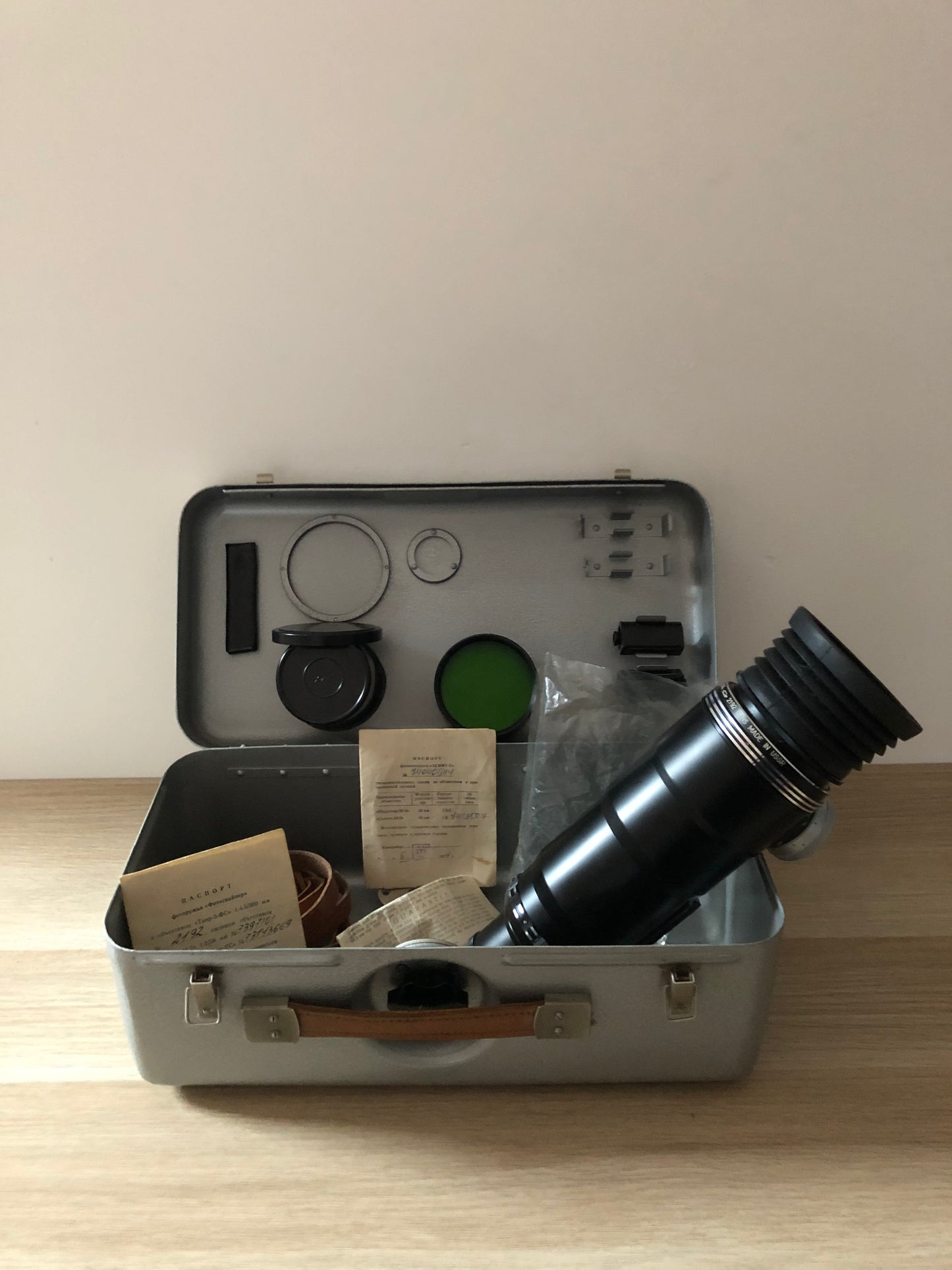 Obiettivo Sniper Teleobiettivo Vintage Epoca Anno 1971 Per Fotocamera Zenit