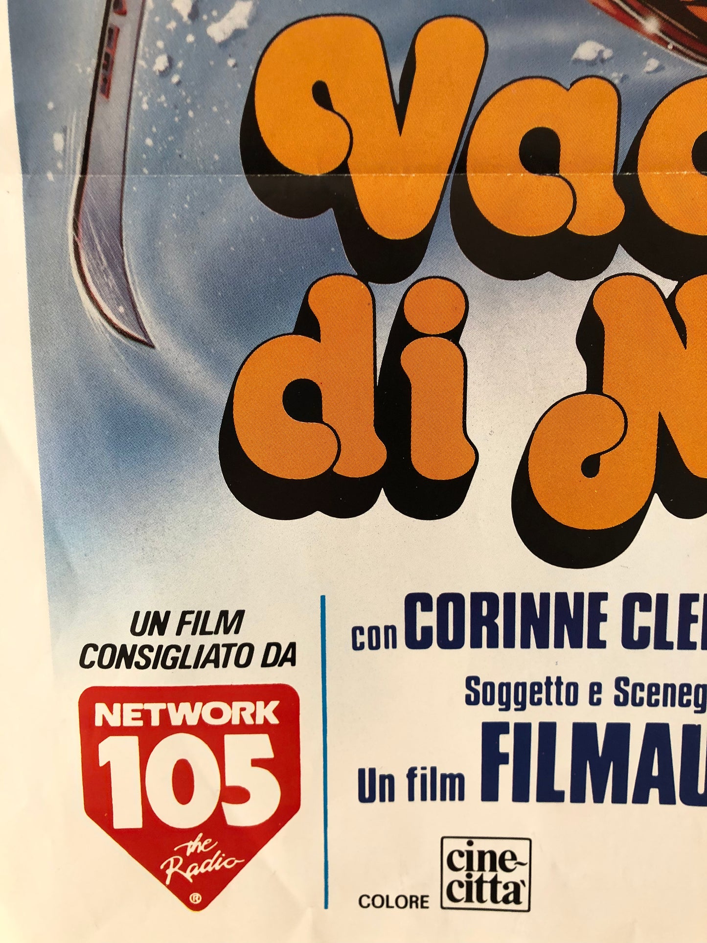Manifesto Da Cinema Originale “Vacanze Di Natale 90” Anno 1990 Locandina 140x100