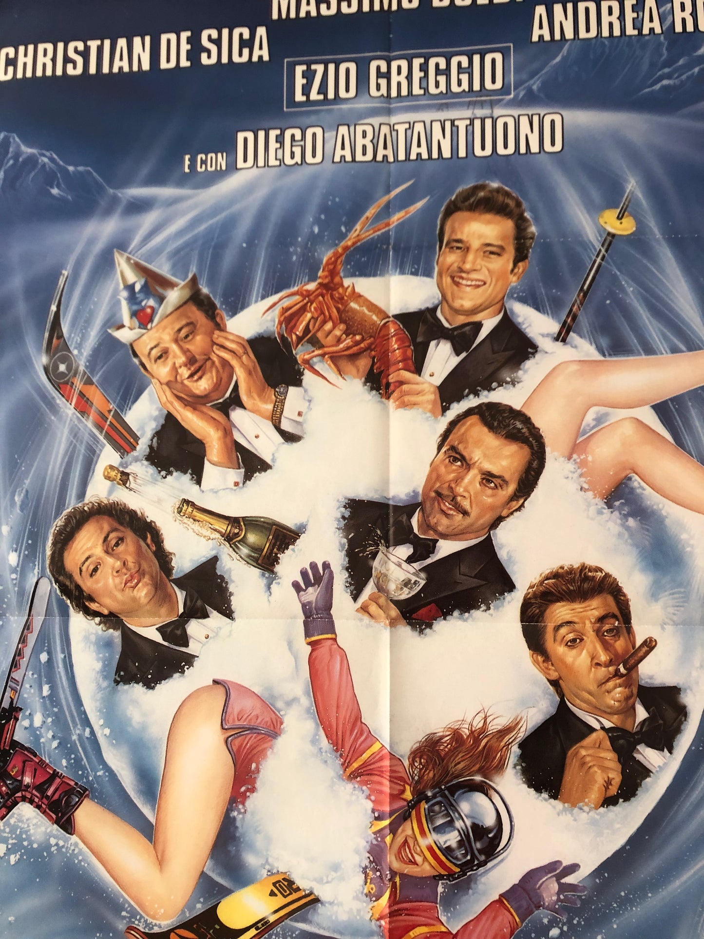 Manifesto Da Cinema Originale “Vacanze Di Natale 90” Anno 1990 Locandina 140x100