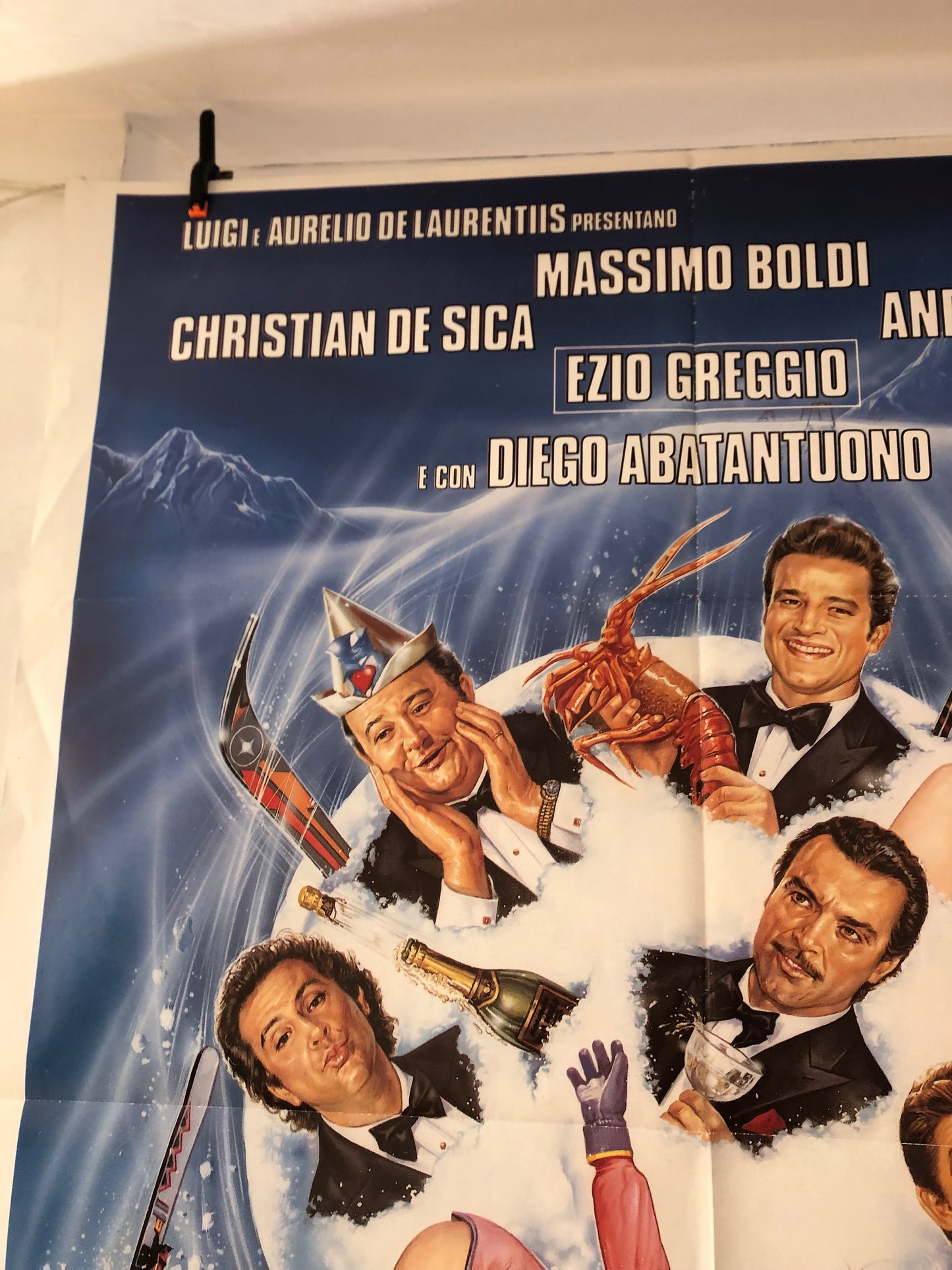 Manifesto Da Cinema Originale “Vacanze Di Natale 90” Anno 1990 Locandina 140x100