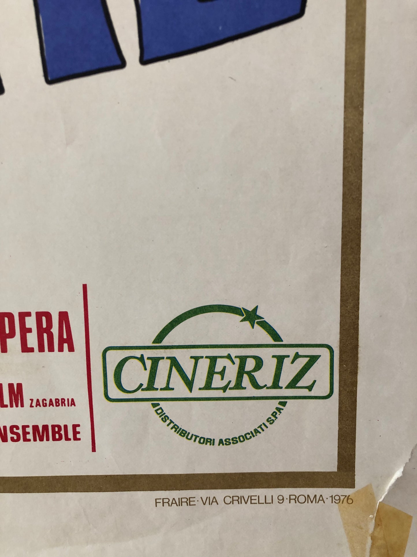 Manifesto Da Cinema Originale "Scaramouche - Le Avventure E Gli Amori" Anno 1976, misure 140x100