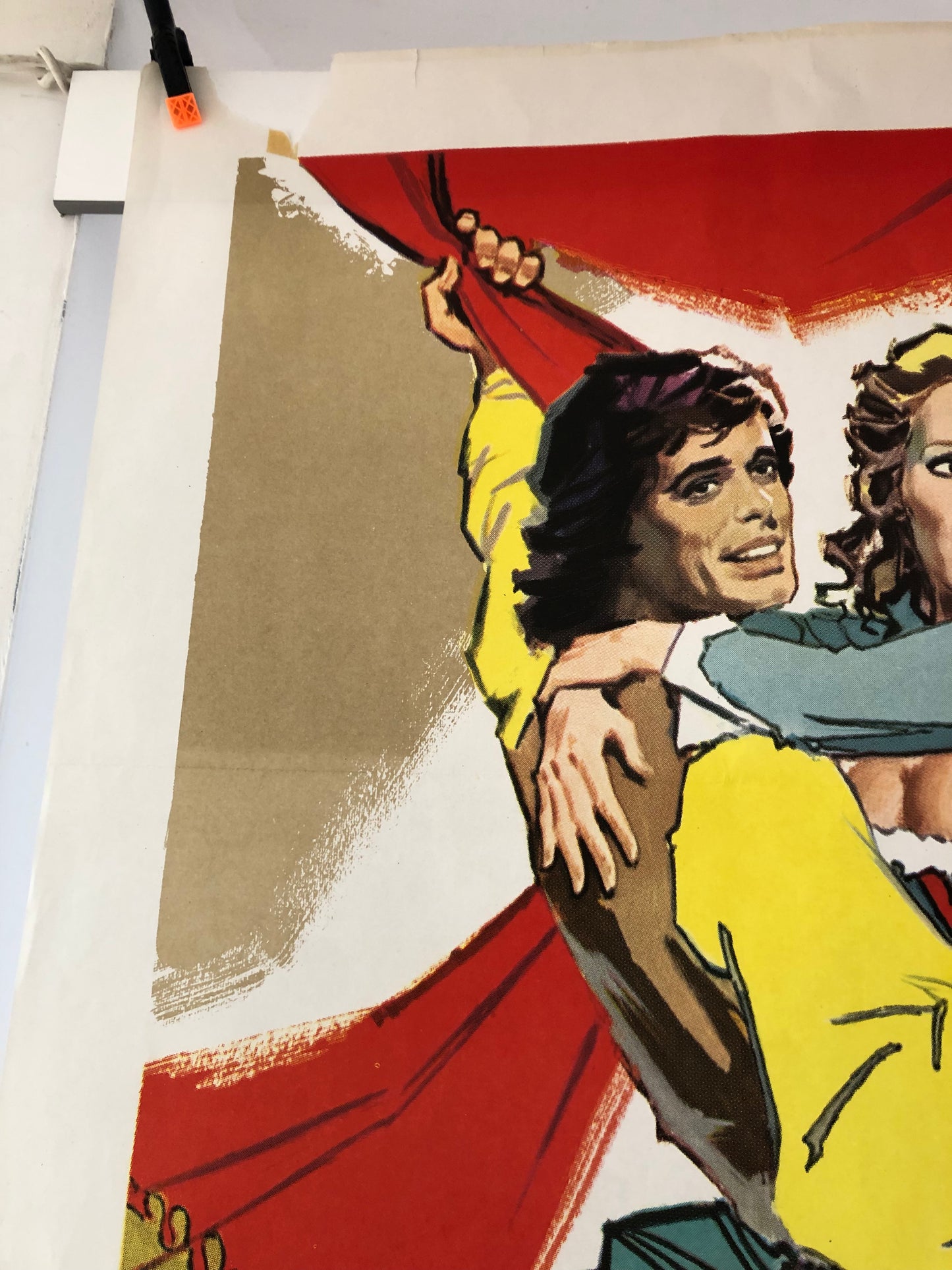 Manifesto Da Cinema Originale "Scaramouche - Le Avventure E Gli Amori" Anno 1976, misure 140x100