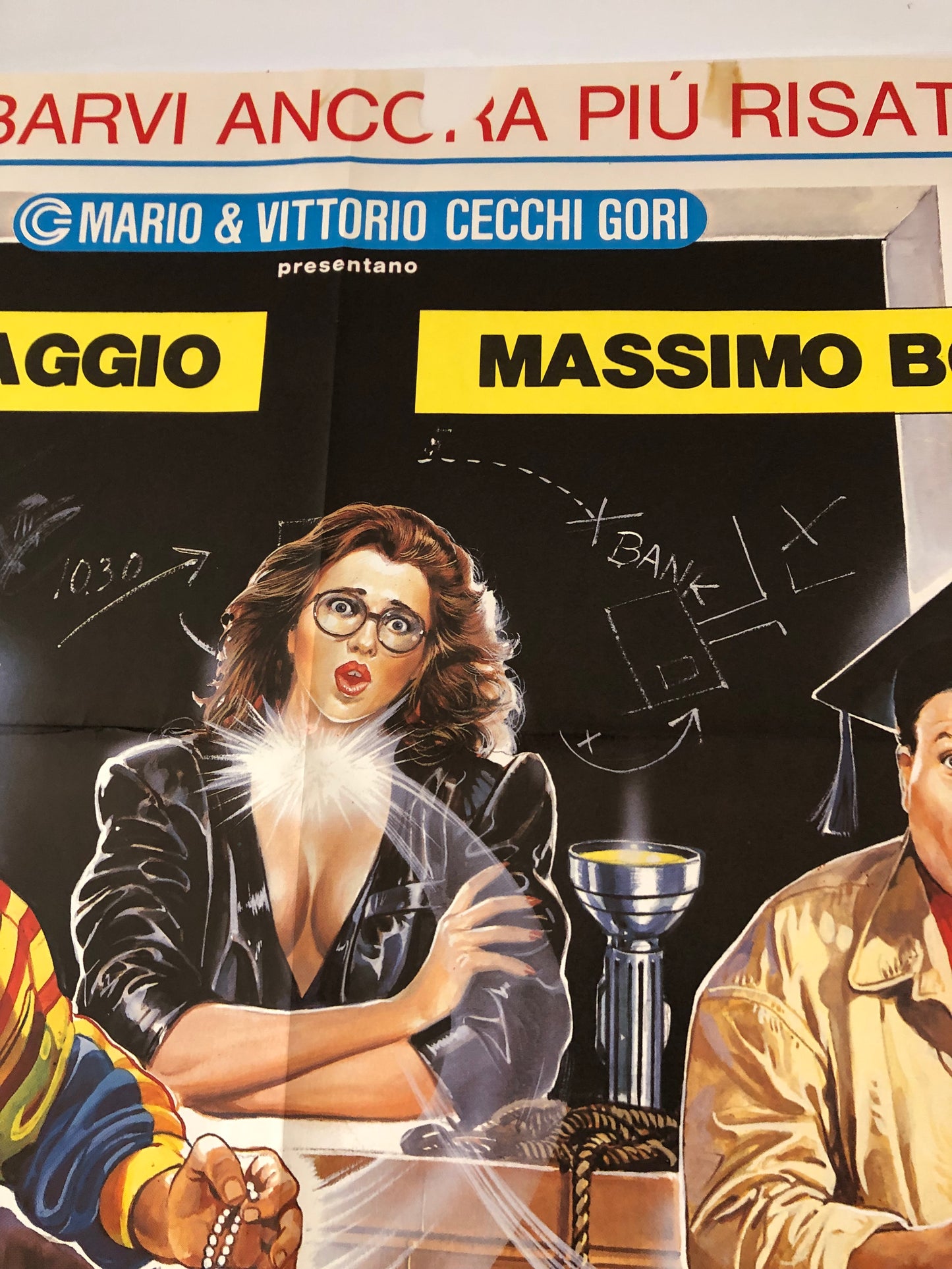 Manifesto Cinema Originale "Scuola Di Ladri - Parte Seconda" Locandina misure 140x100