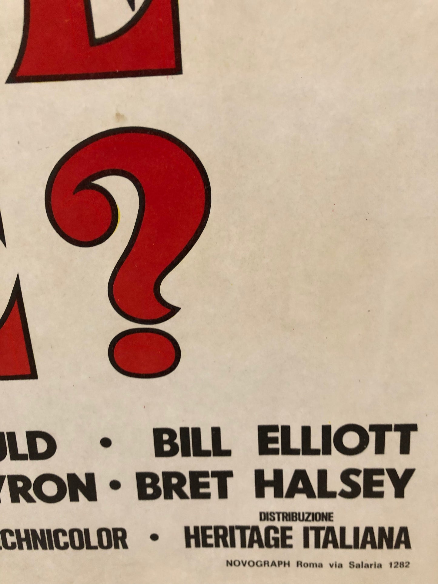 Manifesto Da Cinema Originale del Film "Dimmi, Dove Ti Fa Male?", Anno 1974, con Peter Sellers, misure 140x100