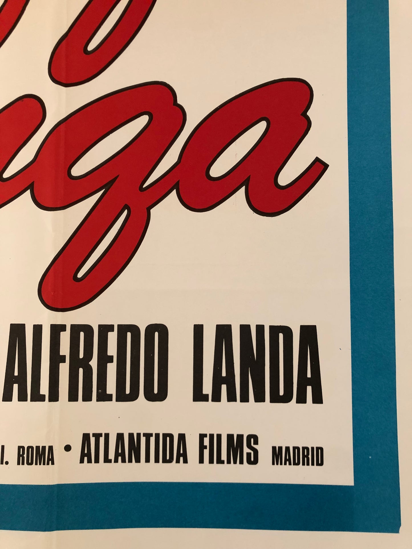 Manifesti Da Cinema Originali del Film "La Strana Legge Del Dott. Menga", Anno 1972, misura totale280x200 cm