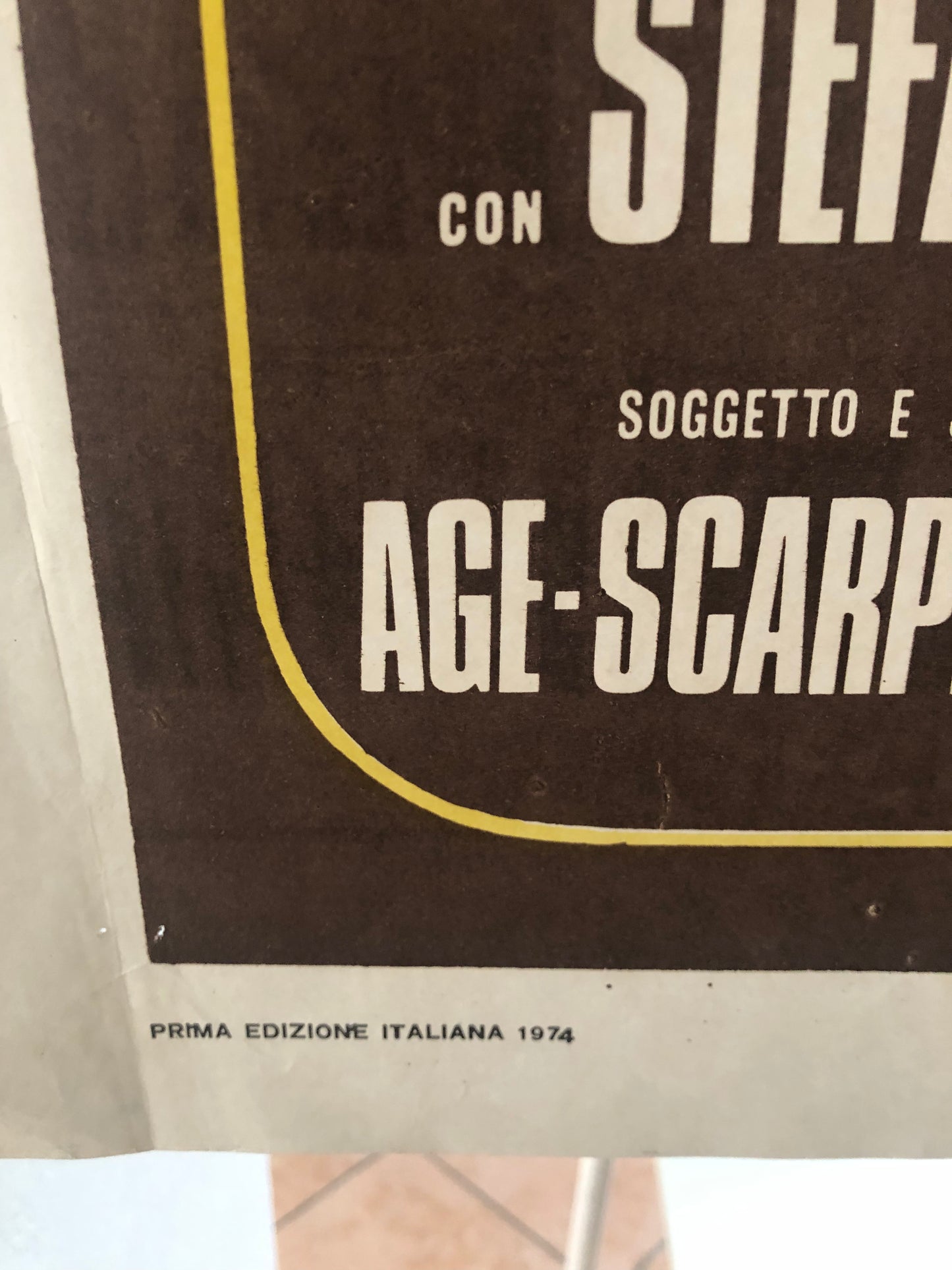 Manifesto Da Cinema Originale Film "C'Eravamo Tanto Amati", Anno 1974, Locandina cm 140x100