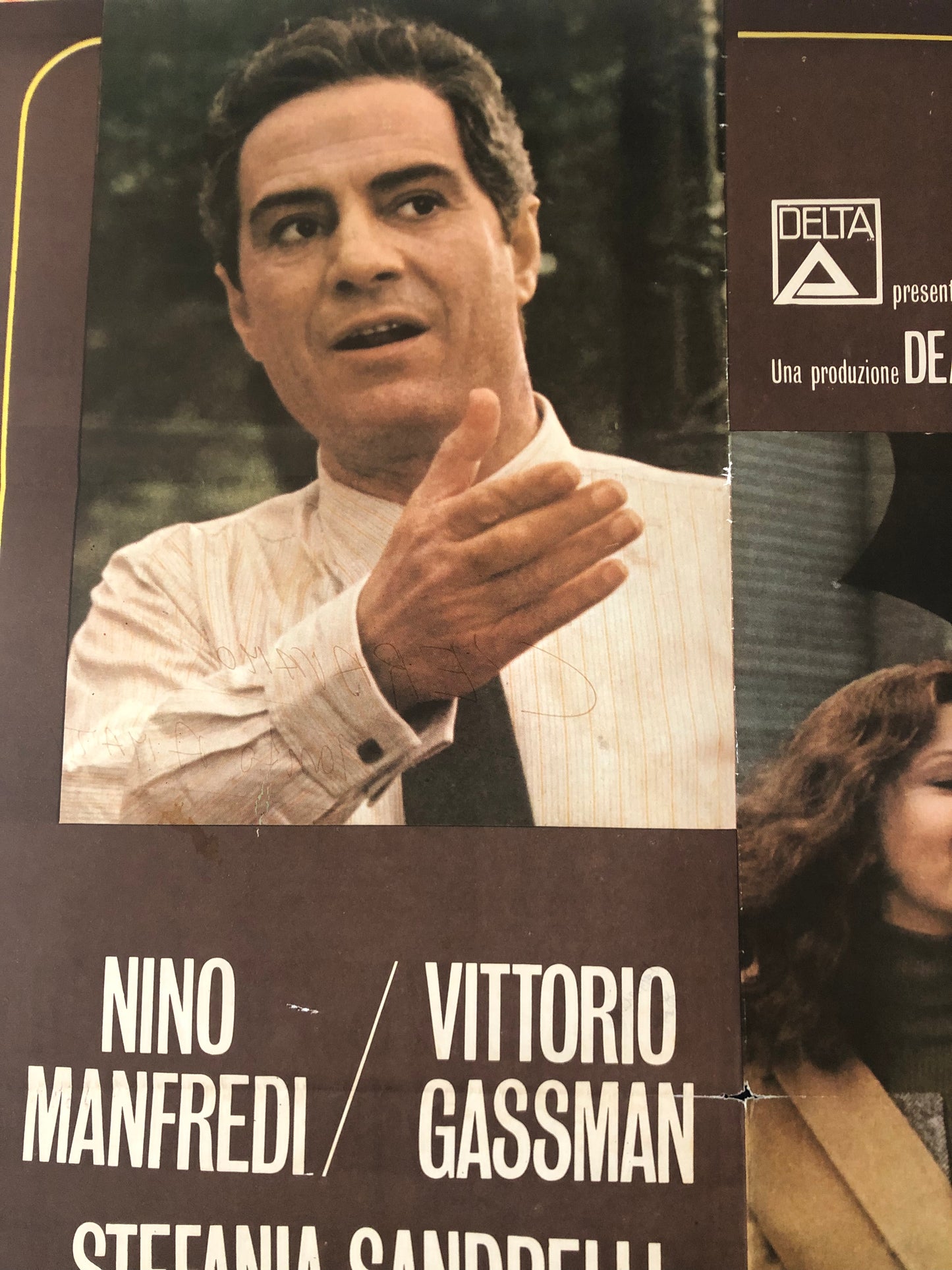 Manifesto Da Cinema Originale Film "C'Eravamo Tanto Amati", Anno 1974, Locandina cm 140x100