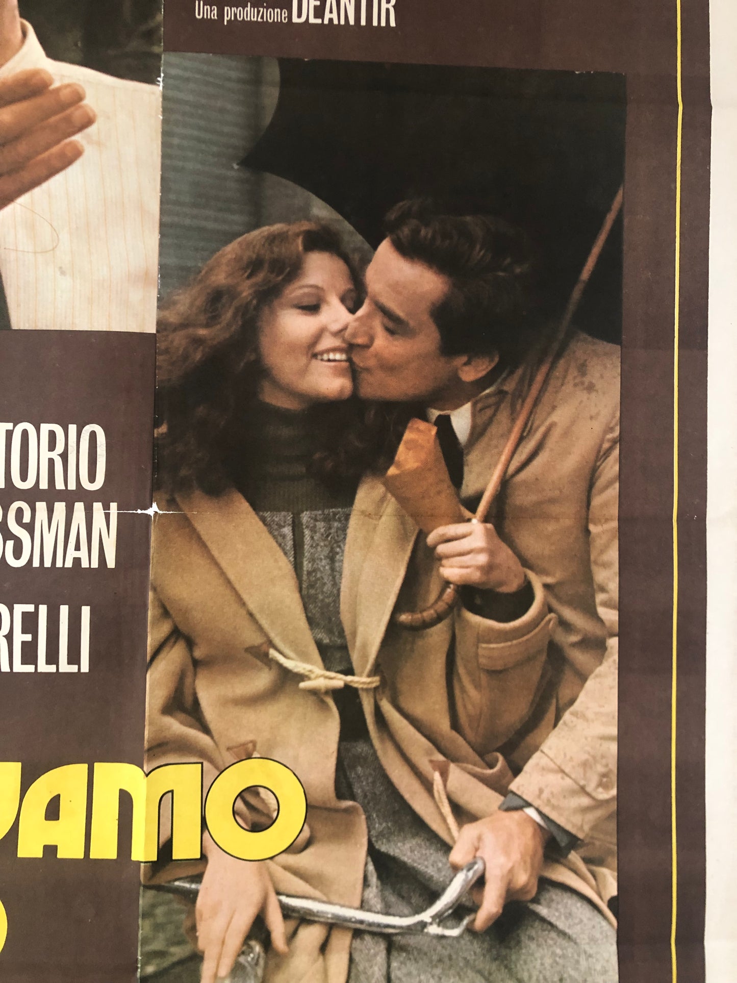 Manifesto Da Cinema Originale Film "C'Eravamo Tanto Amati", Anno 1974, Locandina cm 140x100