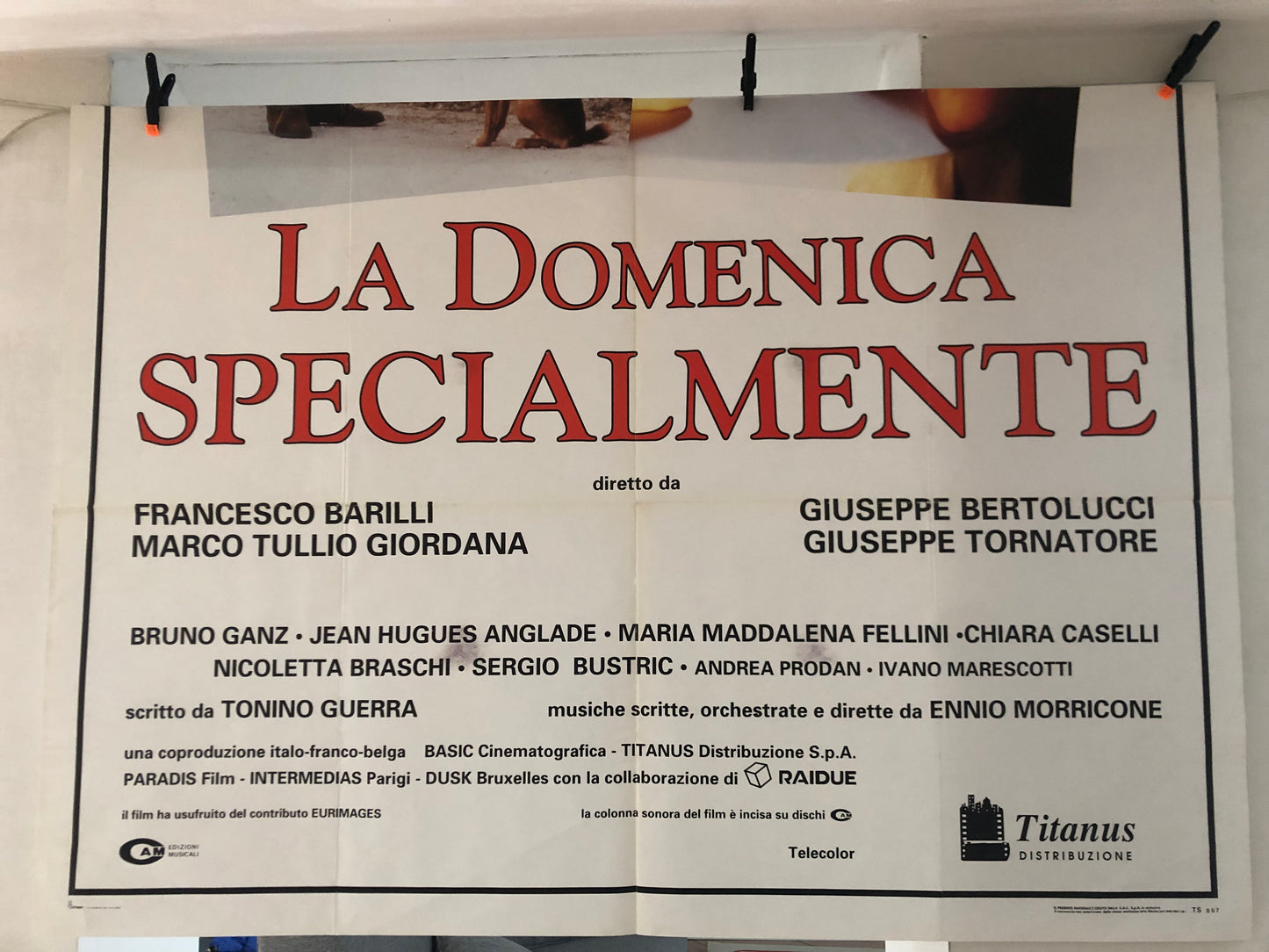 Manifesti Da Cinema Originali Film "La Domenica Specialmente", misure totali 280x200